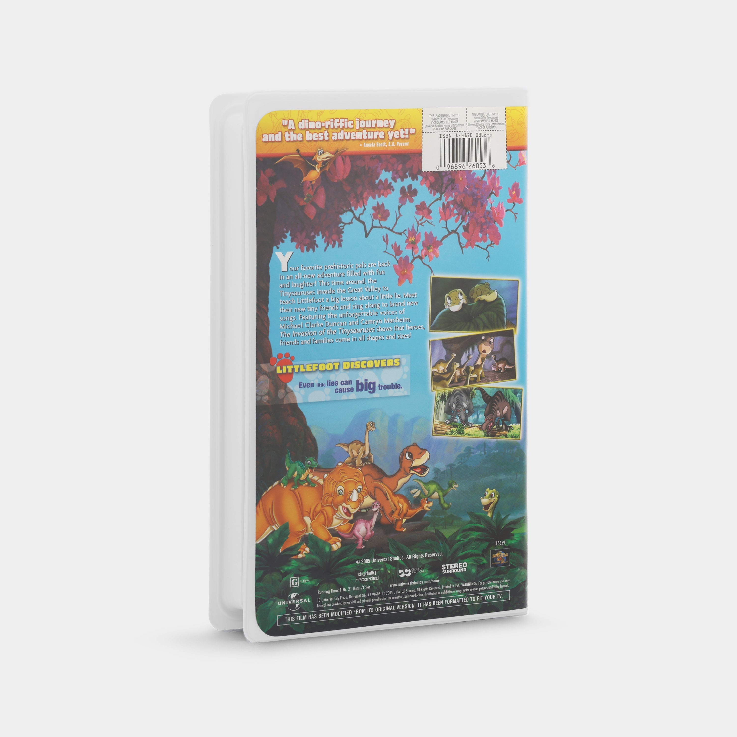 The Land Before Time XI: Invasion of the Tinysauruses VHS Tape
