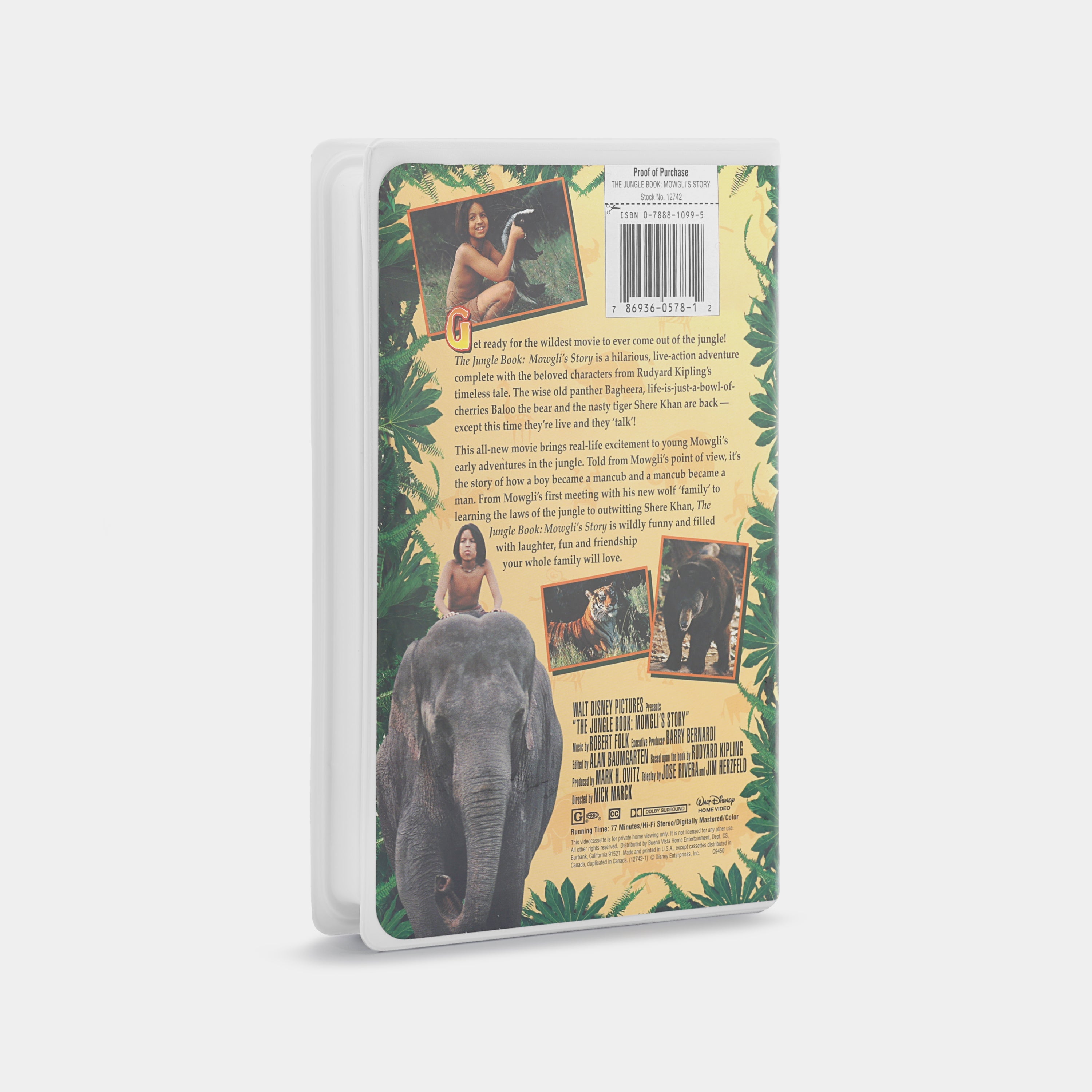 The Jungle Book: Mowgli's Story VHS Tape