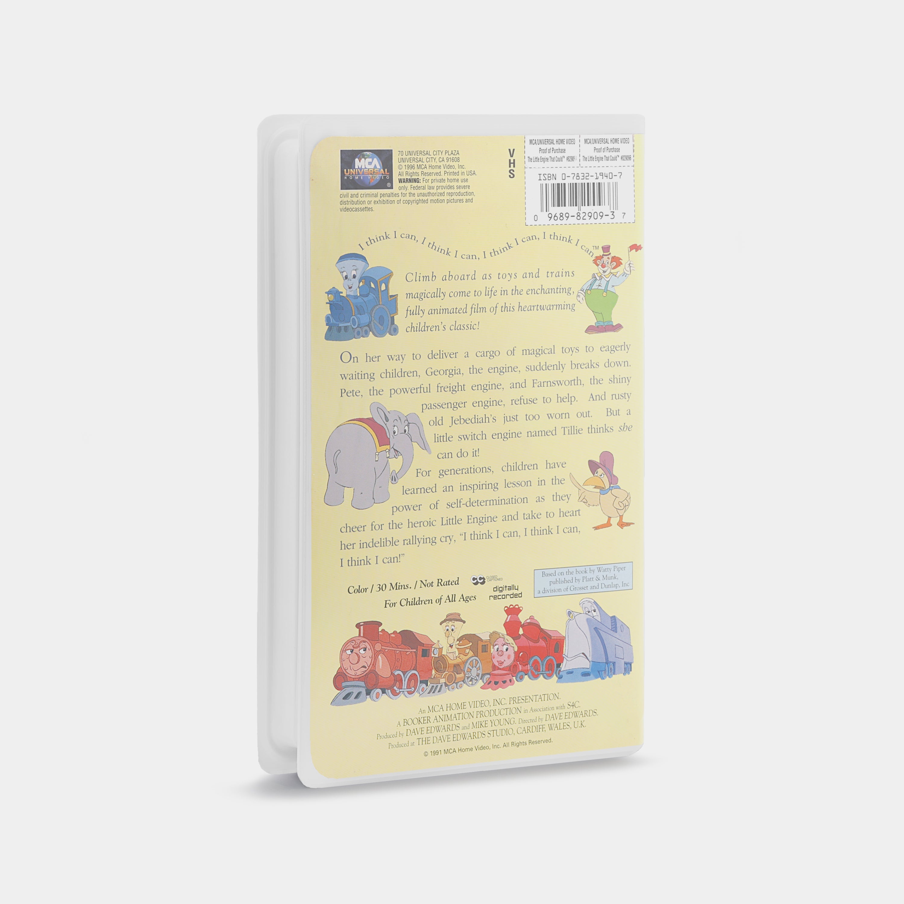 The Little Engine That Could VHS Tape