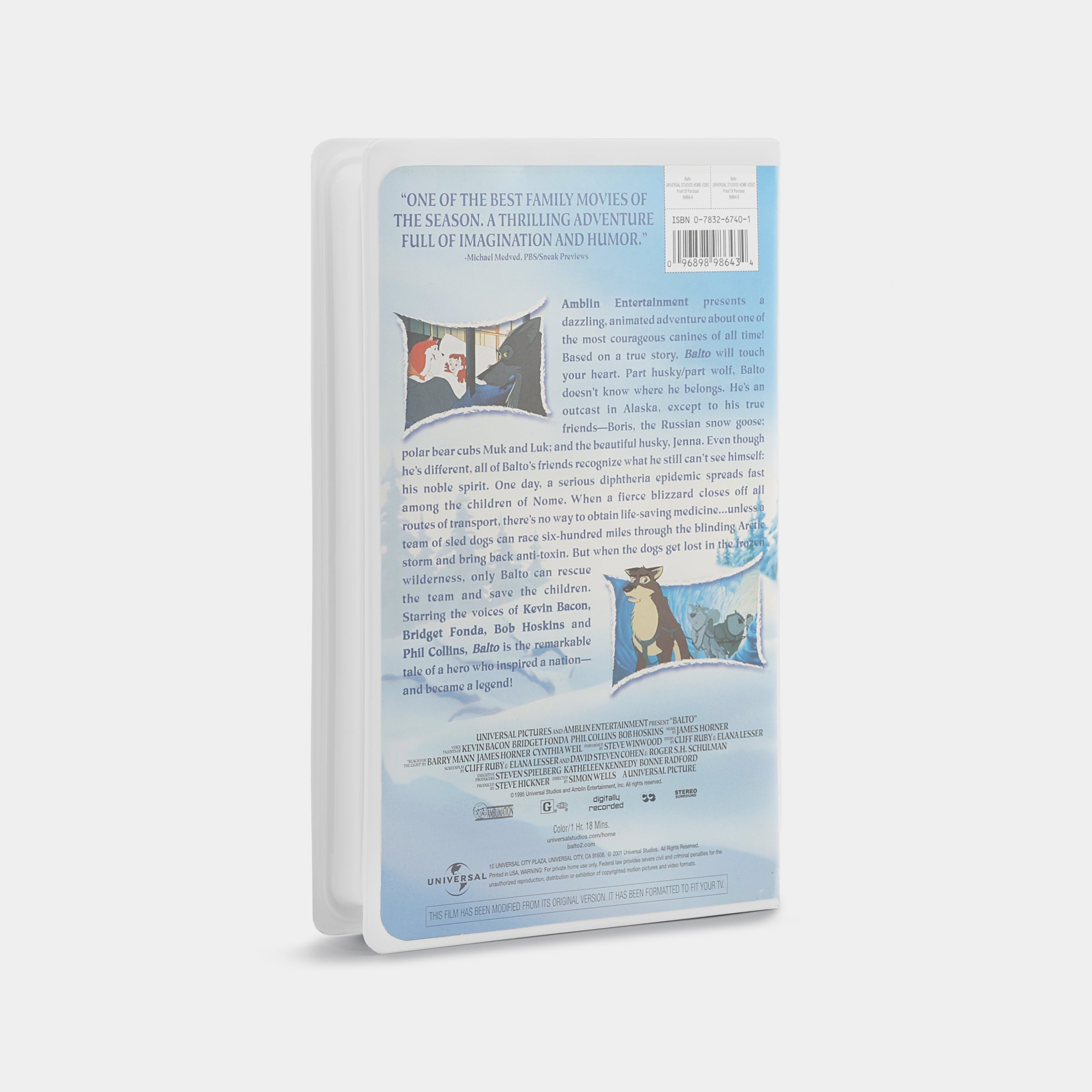 Balto VHS Tape