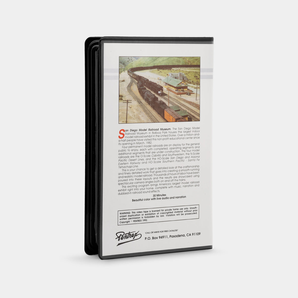San Diego Model Railroad Museum VHS Tape