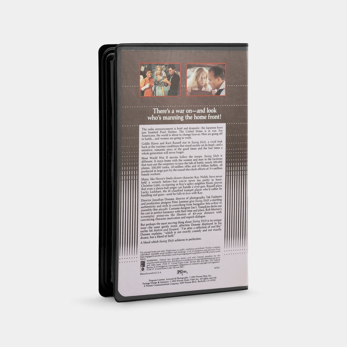 Swing Shift VHS Tape