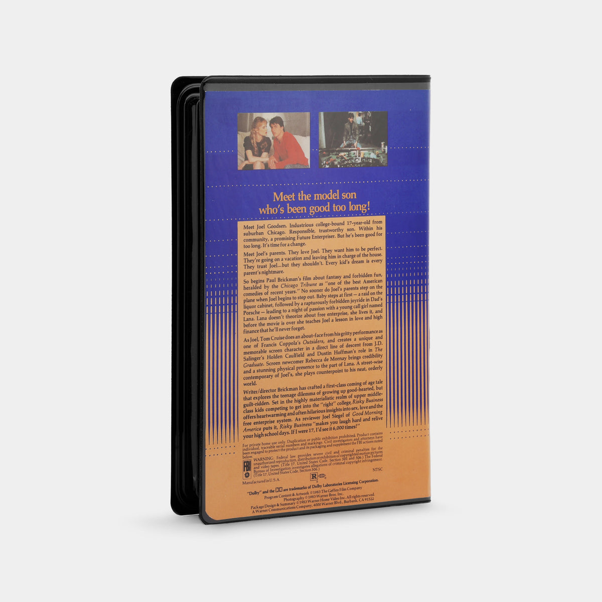 Risky Business VHS Tape