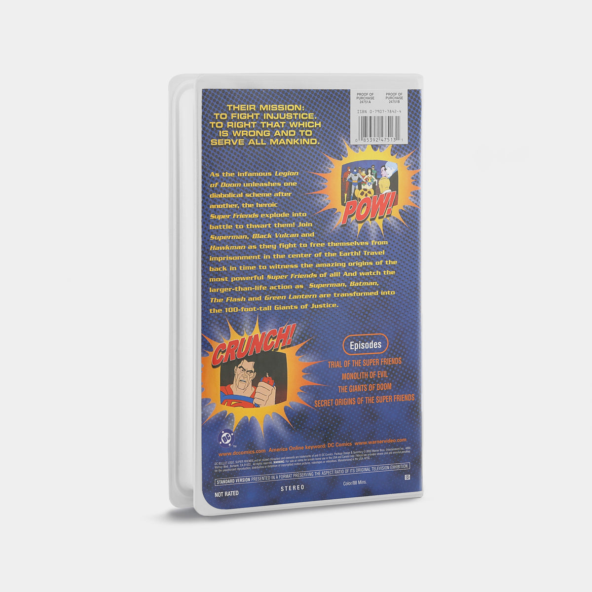 Challenge of the Super Friends: United They Stand (Vol 2) VHS Tape