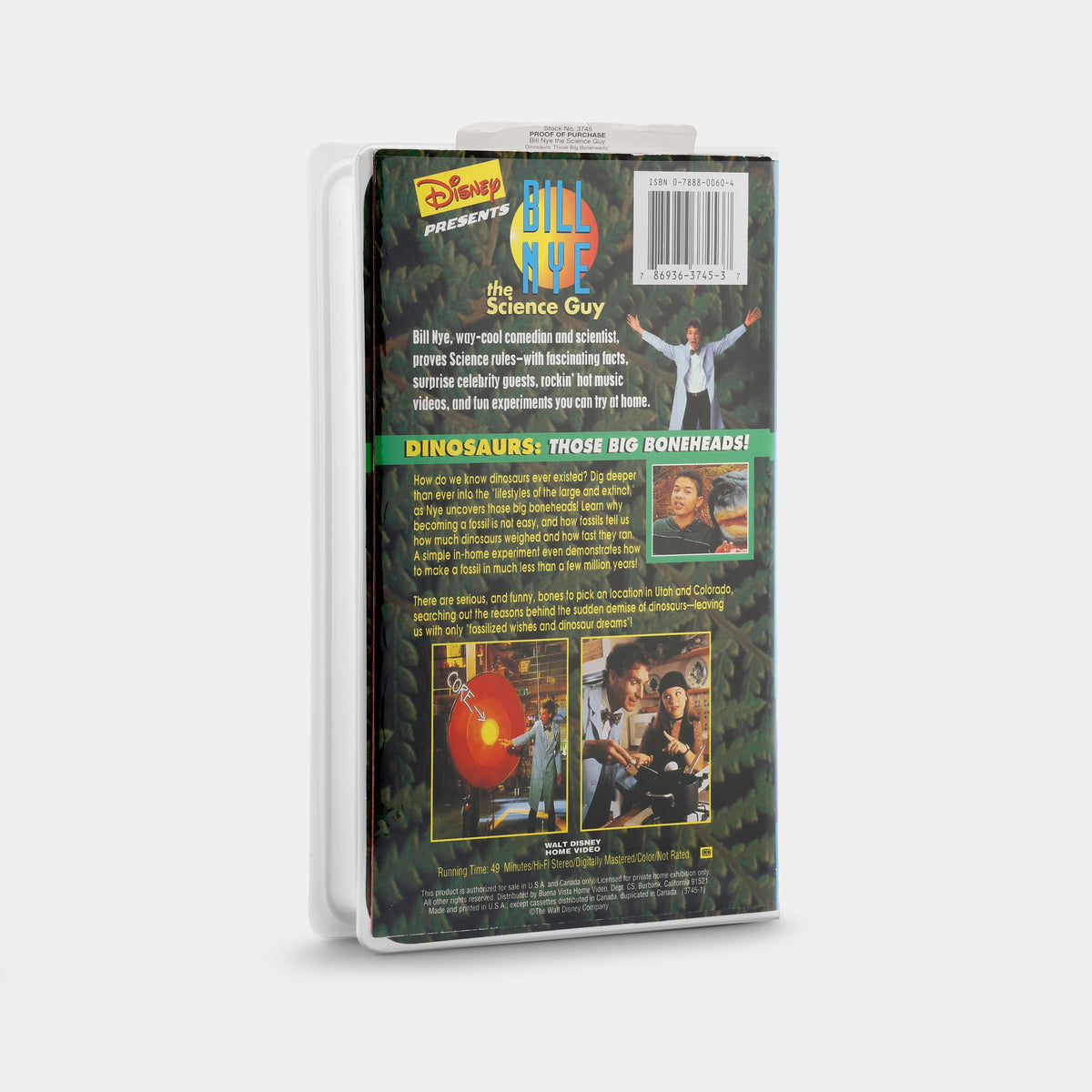 Bill Nye the Science Guy: Dinosaurs - Those Big Boneheads! VHS Tape