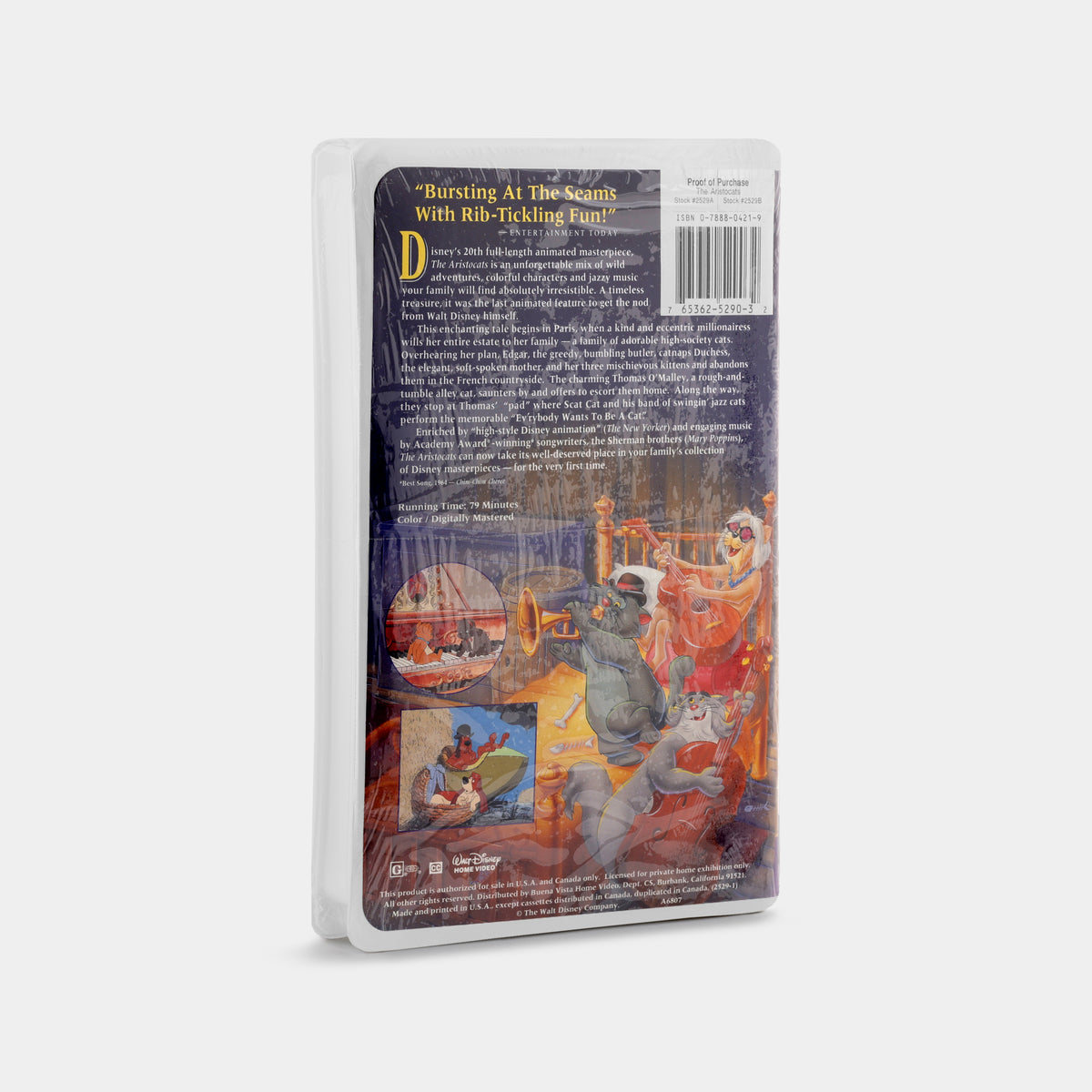 The Aristocats (Masterpiece Collection, Sealed) VHS Tape
