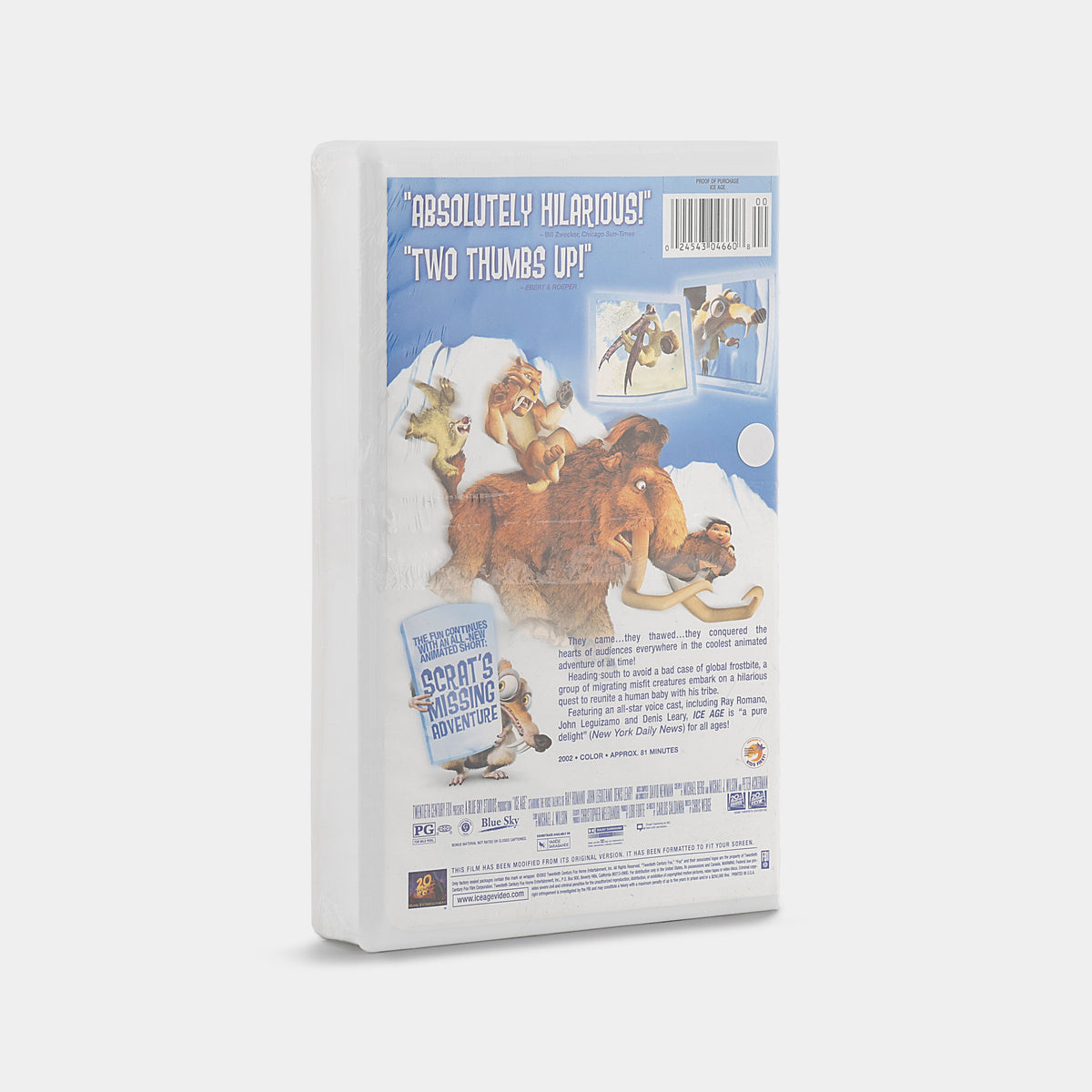 Ice Age (Sealed) VHS Tape