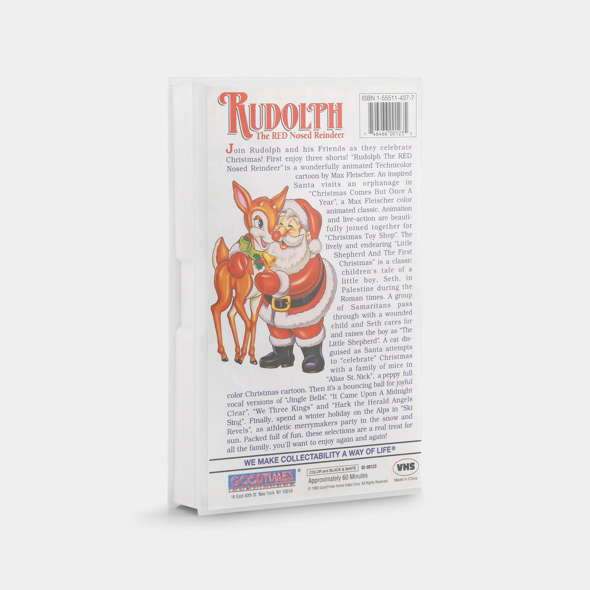 GoodTimes Presents Rudolph the Red Nosed Reindeer and Friends VHS Tape