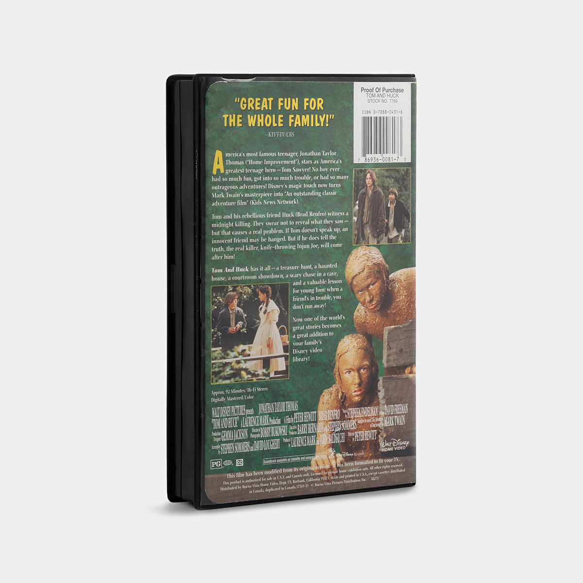 Tom and Huck VHS Tape