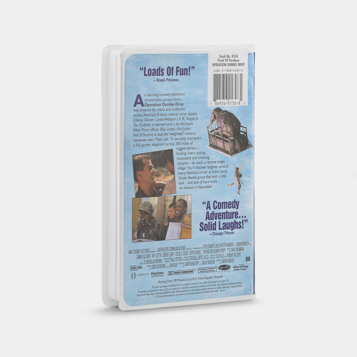 Operation Dumbo Drop VHS Tape