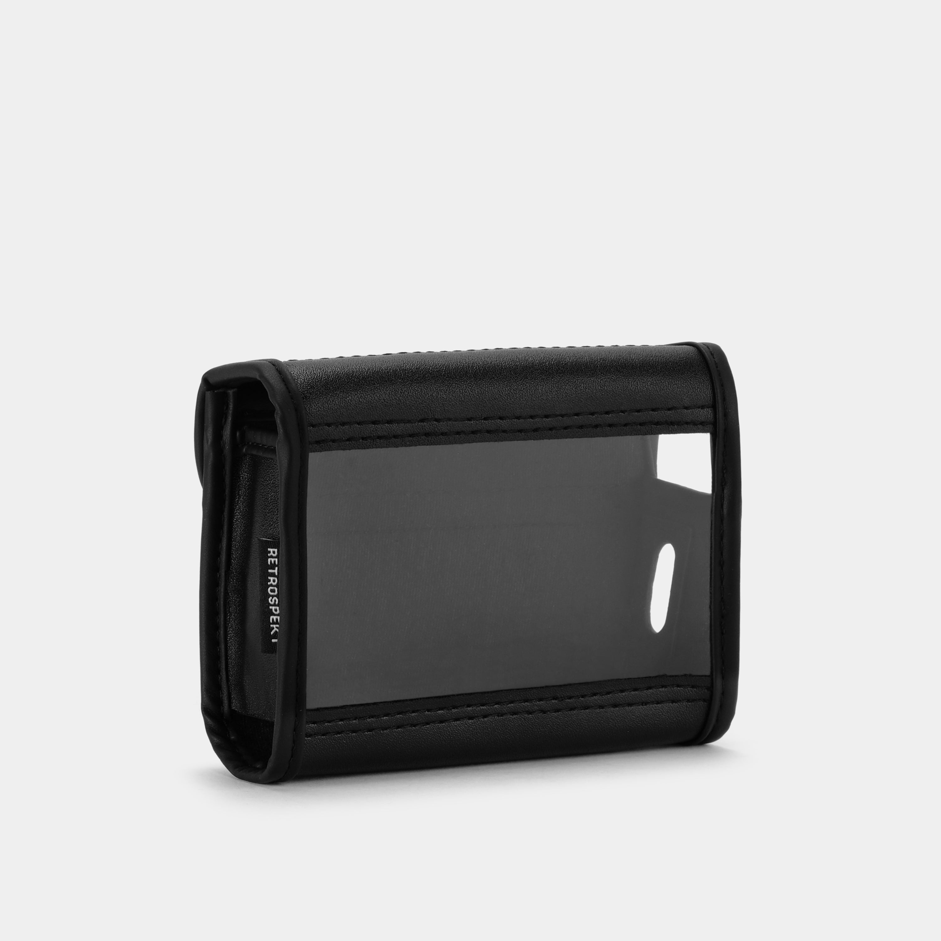 CP-81 Portable Cassette Player Black Leather Clip Case
