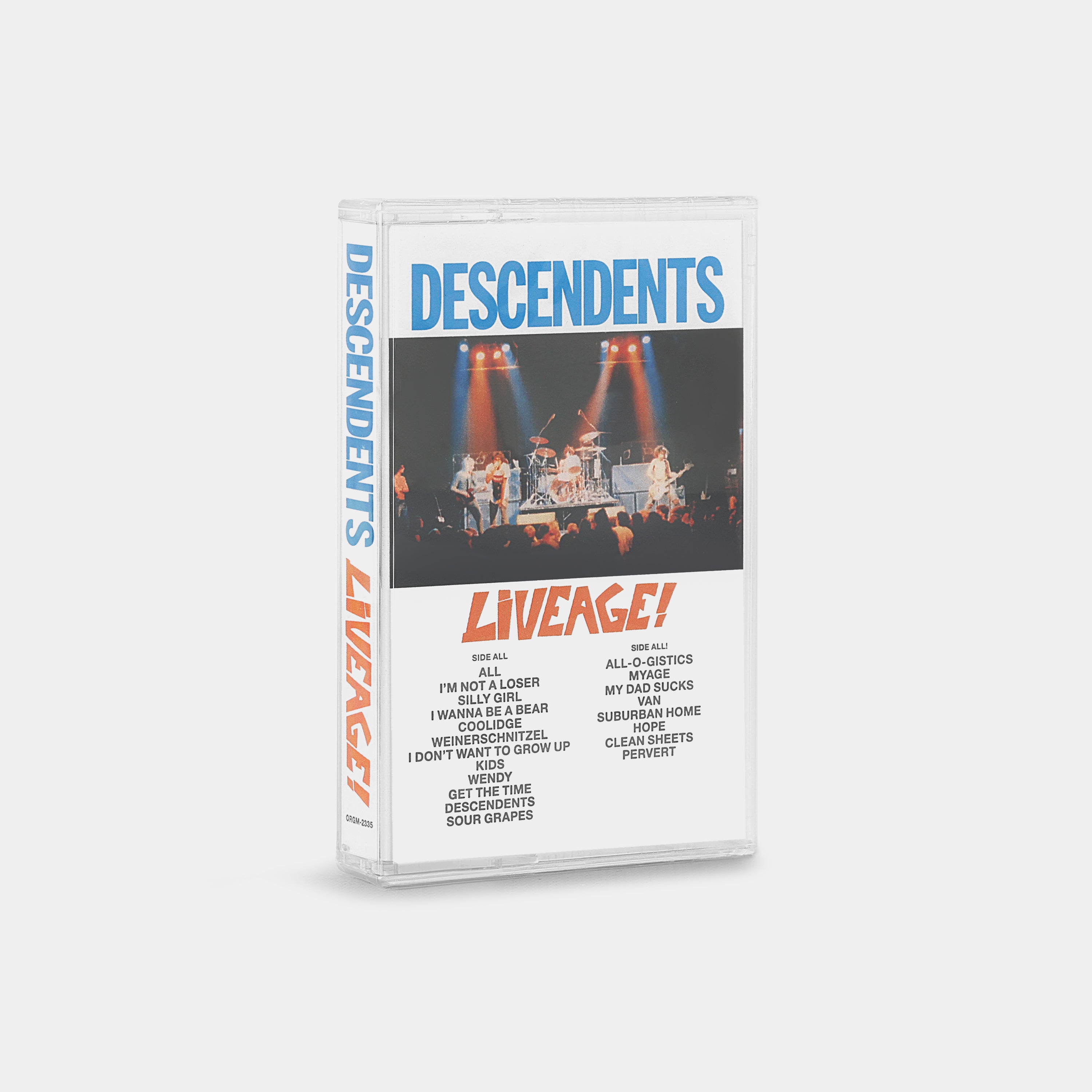 Descendents - Liveage! Cassette Tape