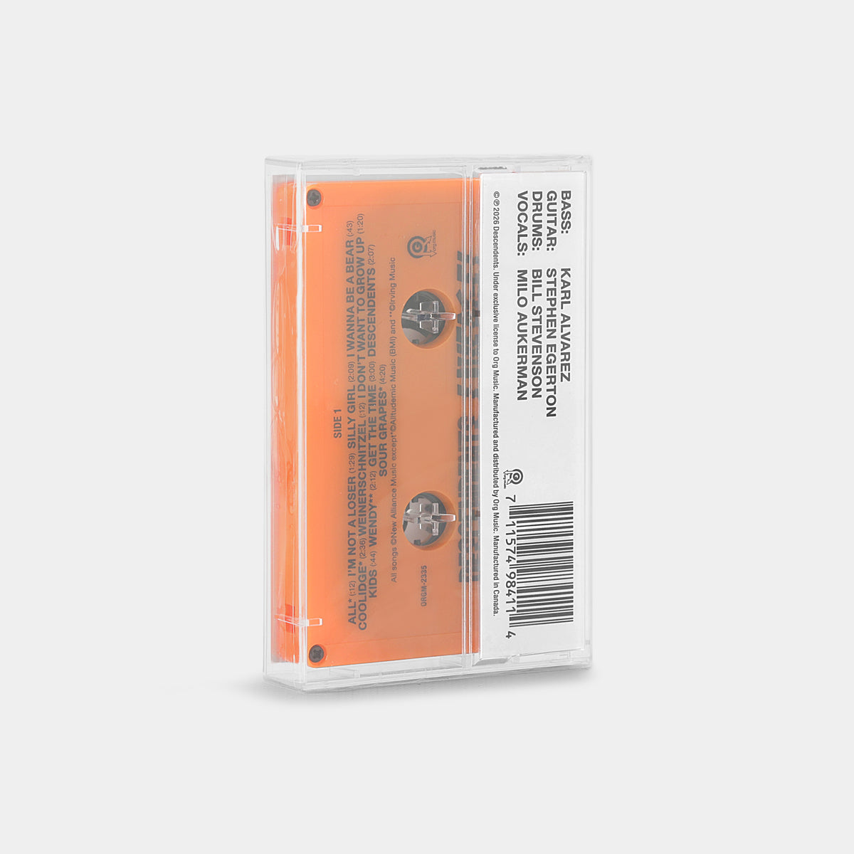 Descendents - Liveage! Cassette Tape