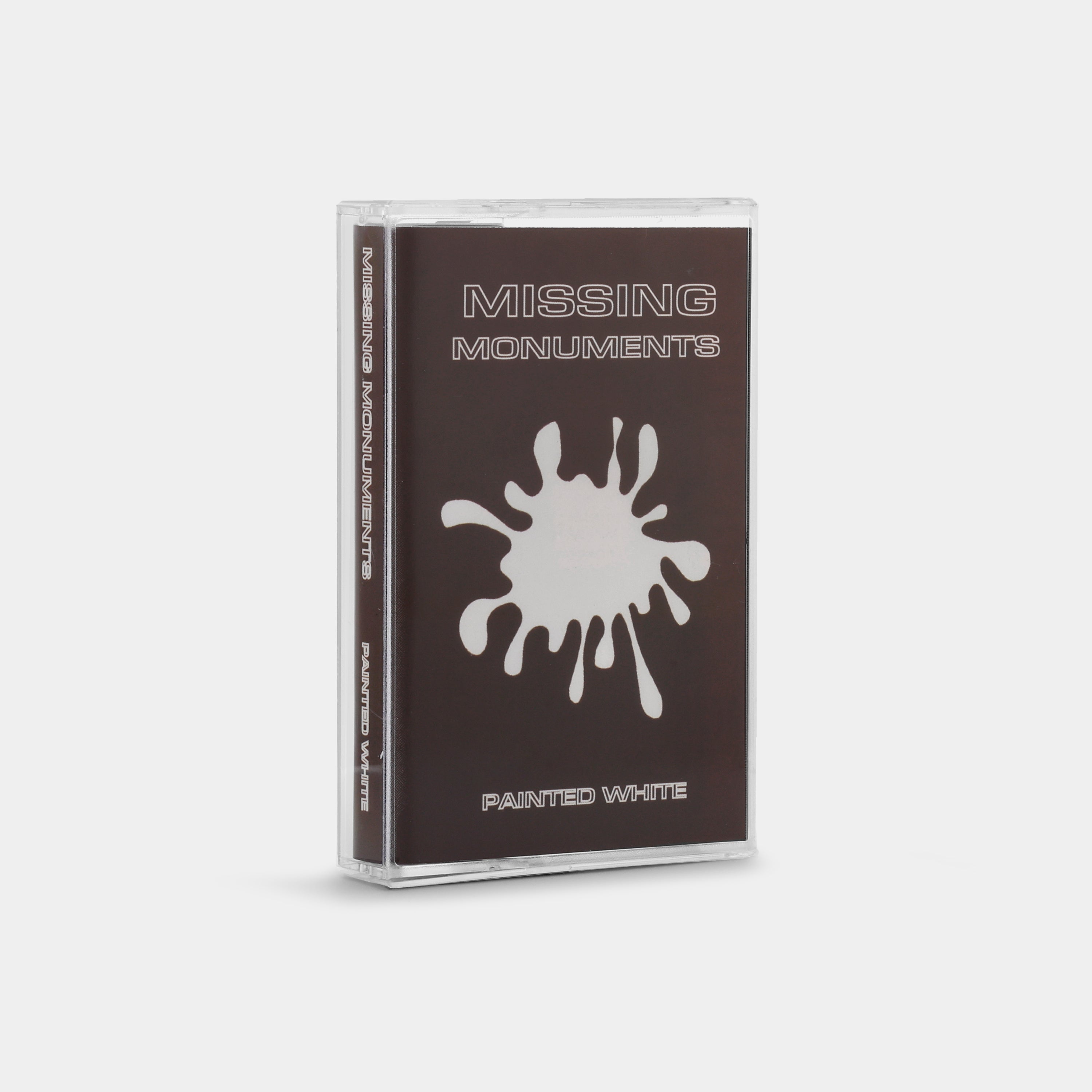 Missing Monuments - Painted White Cassette Tape