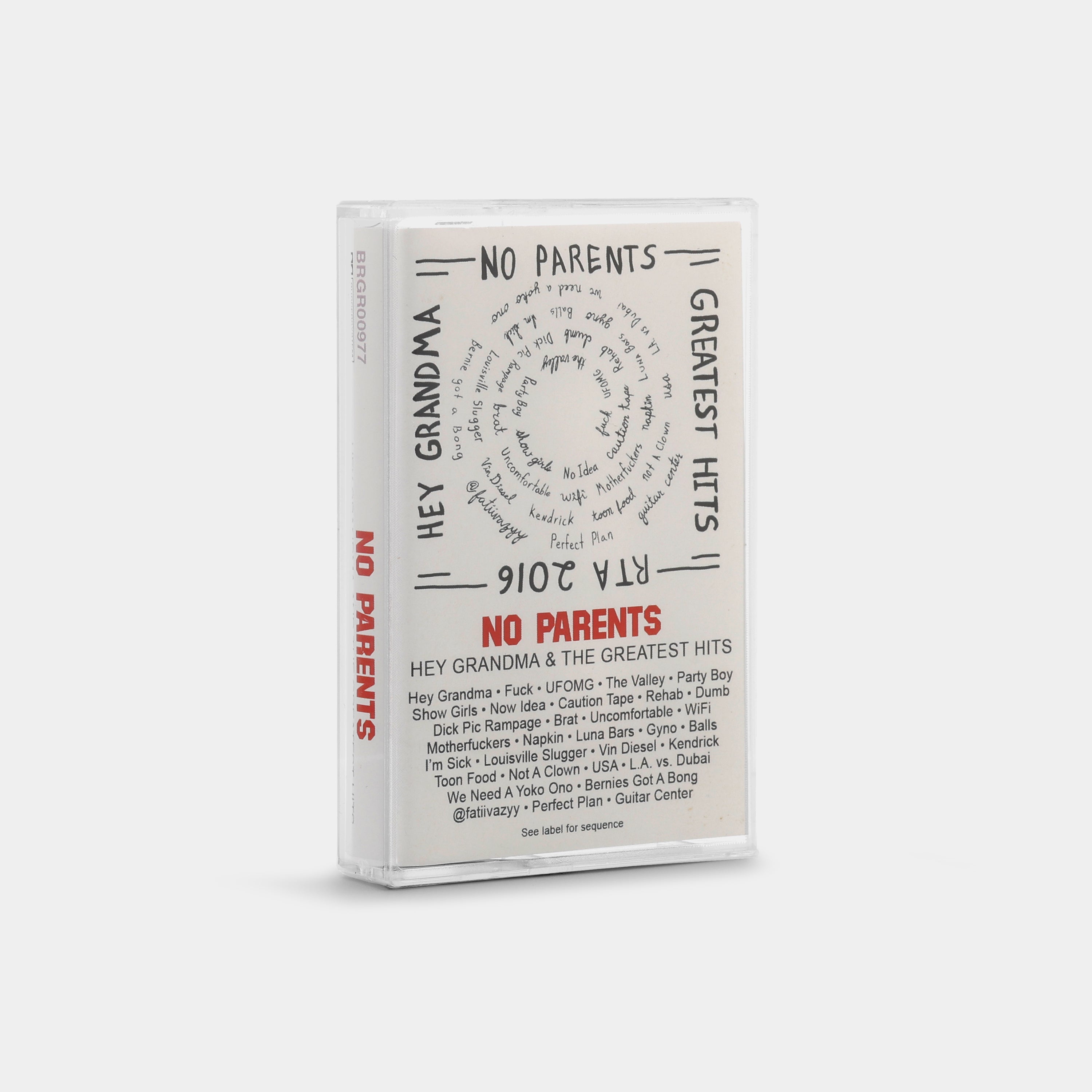 No Parents - Hey Grandma And The Greatest Hits Cassette Tape