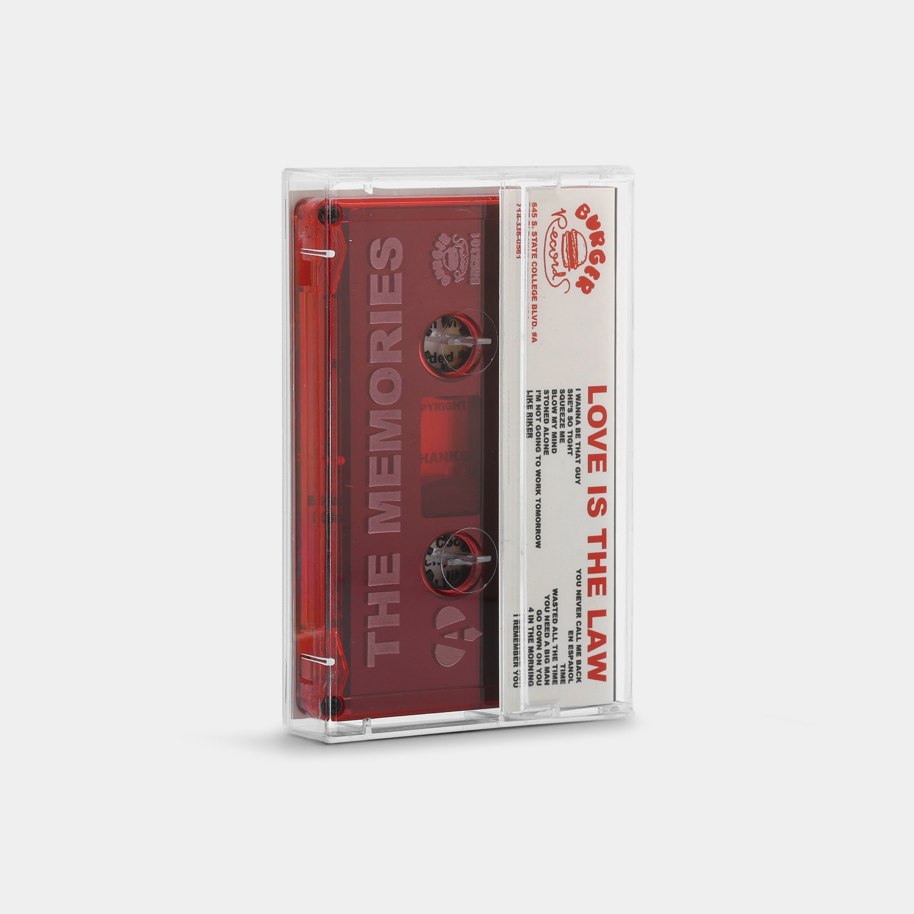 The Memories - Love Is The Law Cassette Tape