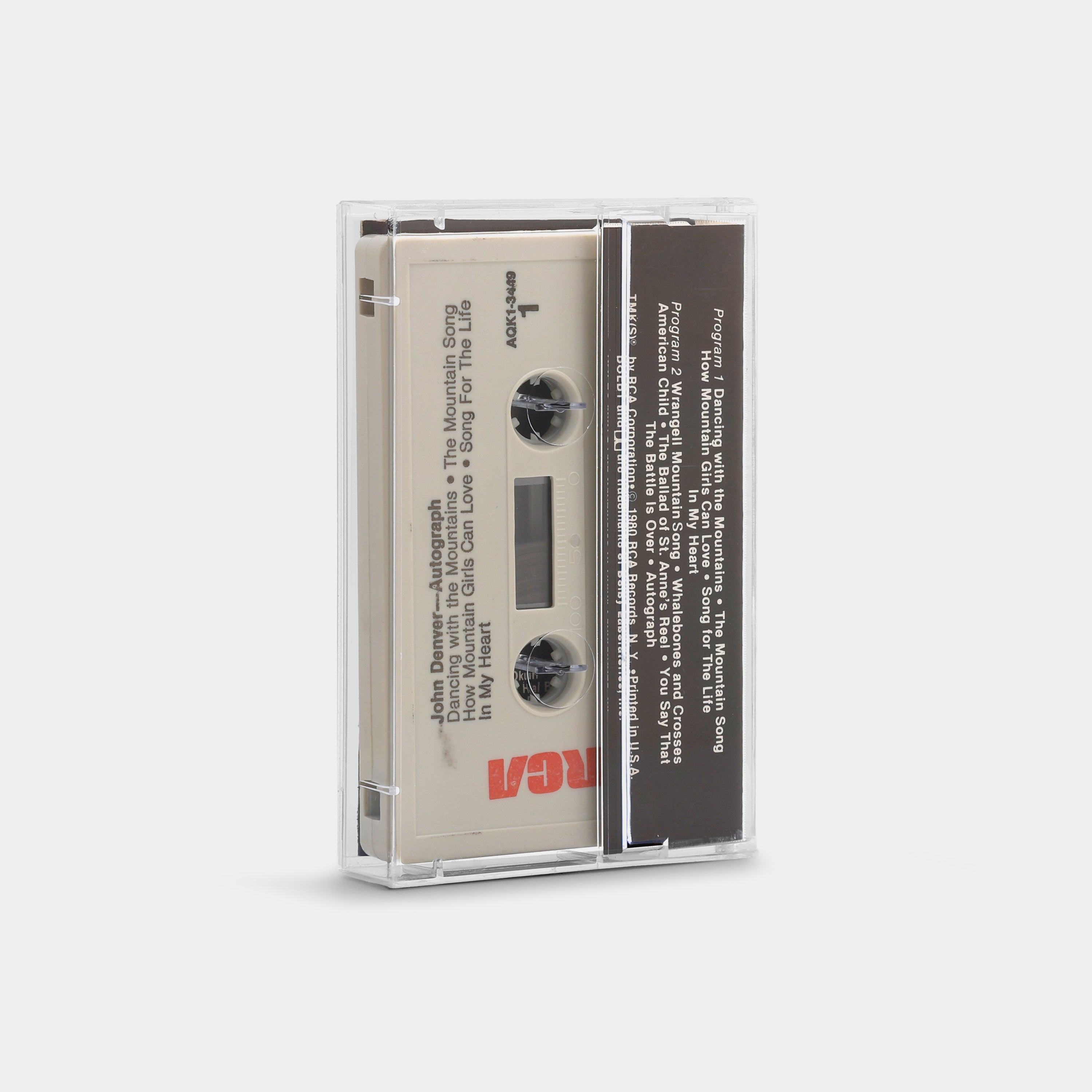 John Denver - Autograph Cassette Tape