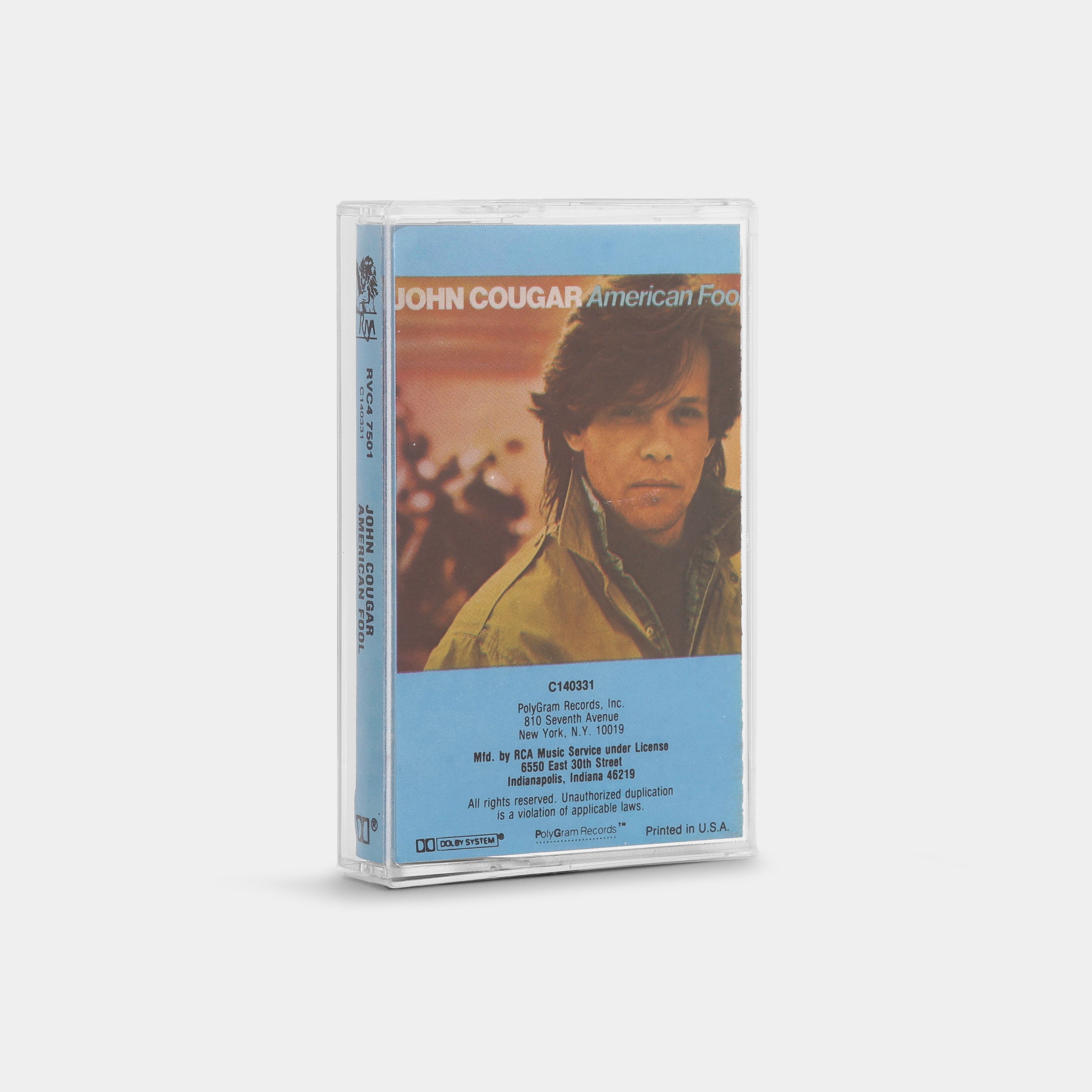 John Cougar - American Fool Cassette Tape