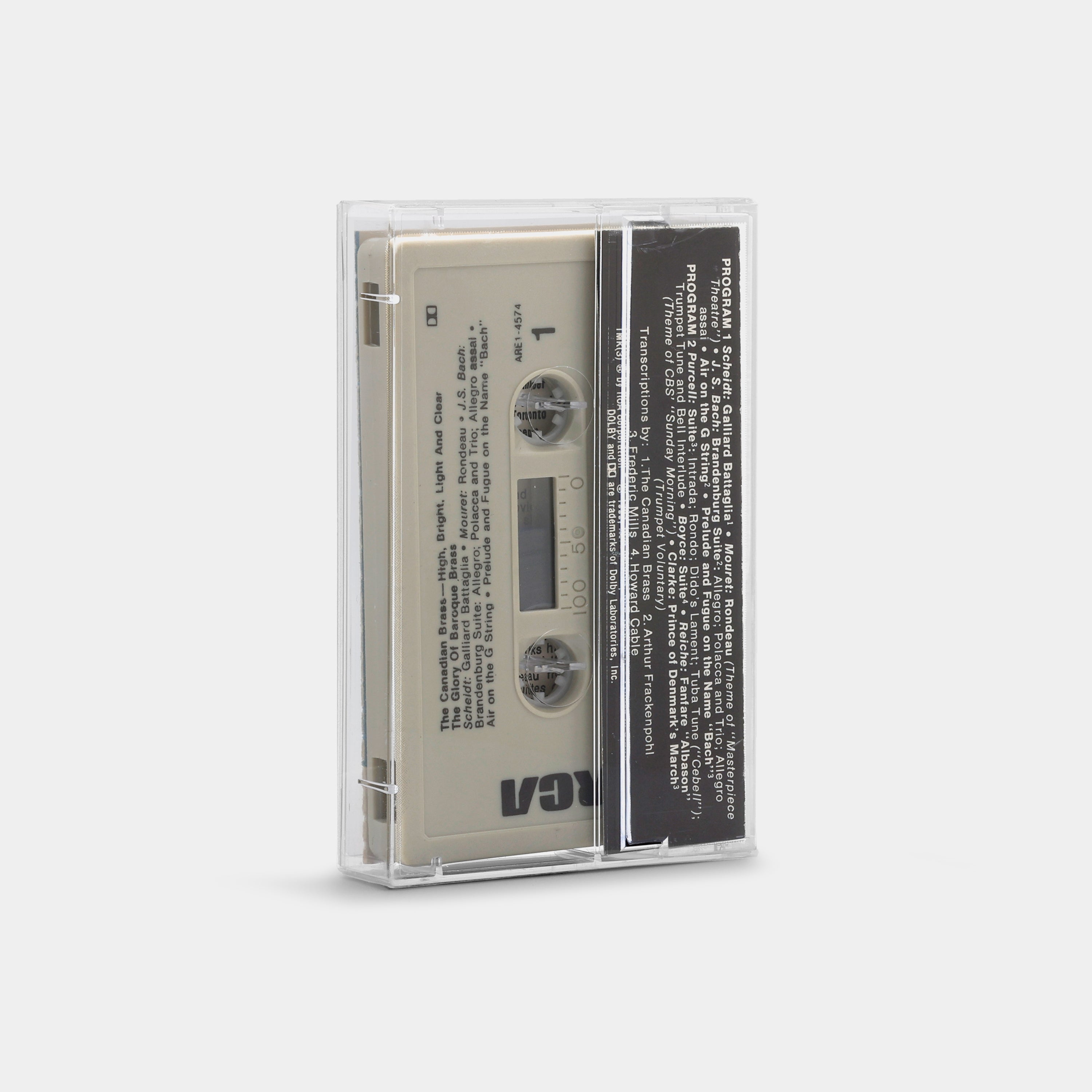 The Canadian Brass - High, Bright, Light And Clear: The Glory Of Baroque Brass Cassette Tape