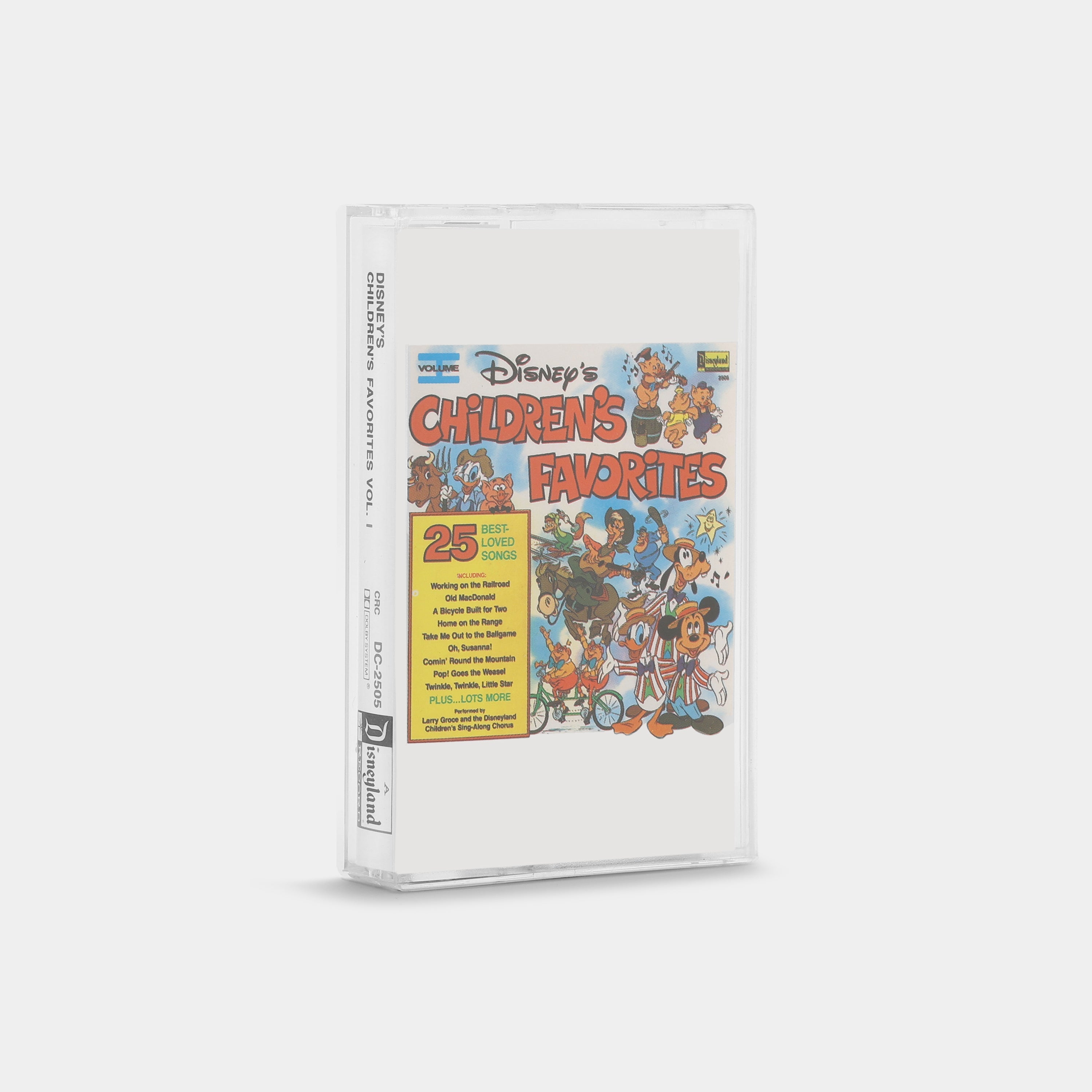 Larry Groce And The Disneyland Children's Sing-Along Chorus - Disney's Children's Favorites Volume I Cassette Tape