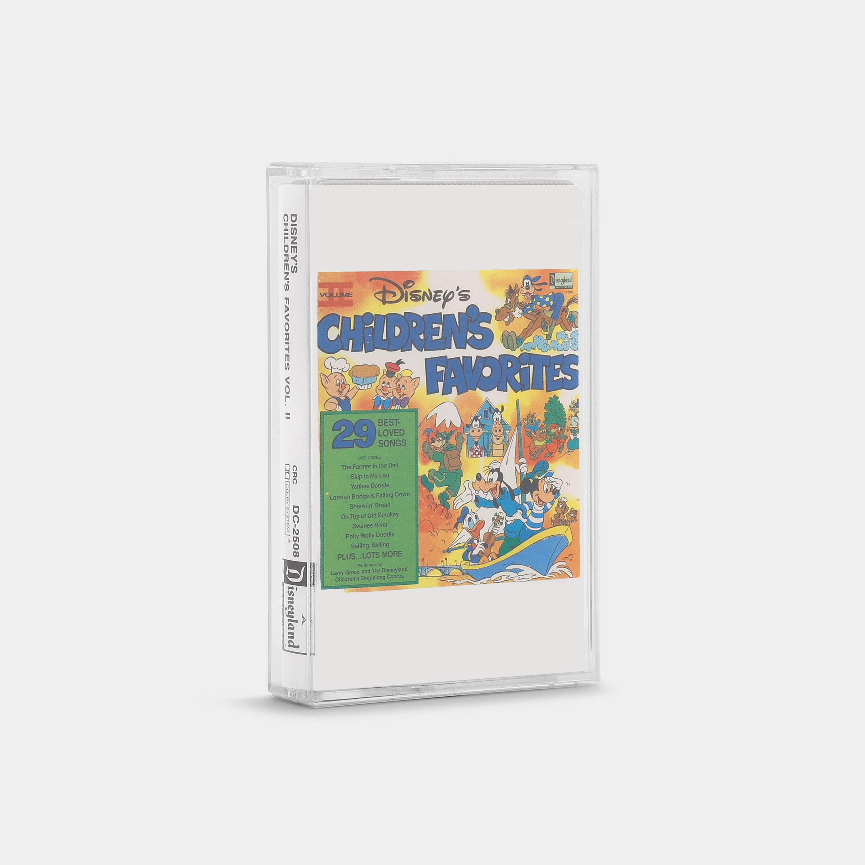 Larry Groce And The Disneyland Children's Sing-Along Chorus - Disney's Children's Favorites Volume II Cassette Tape