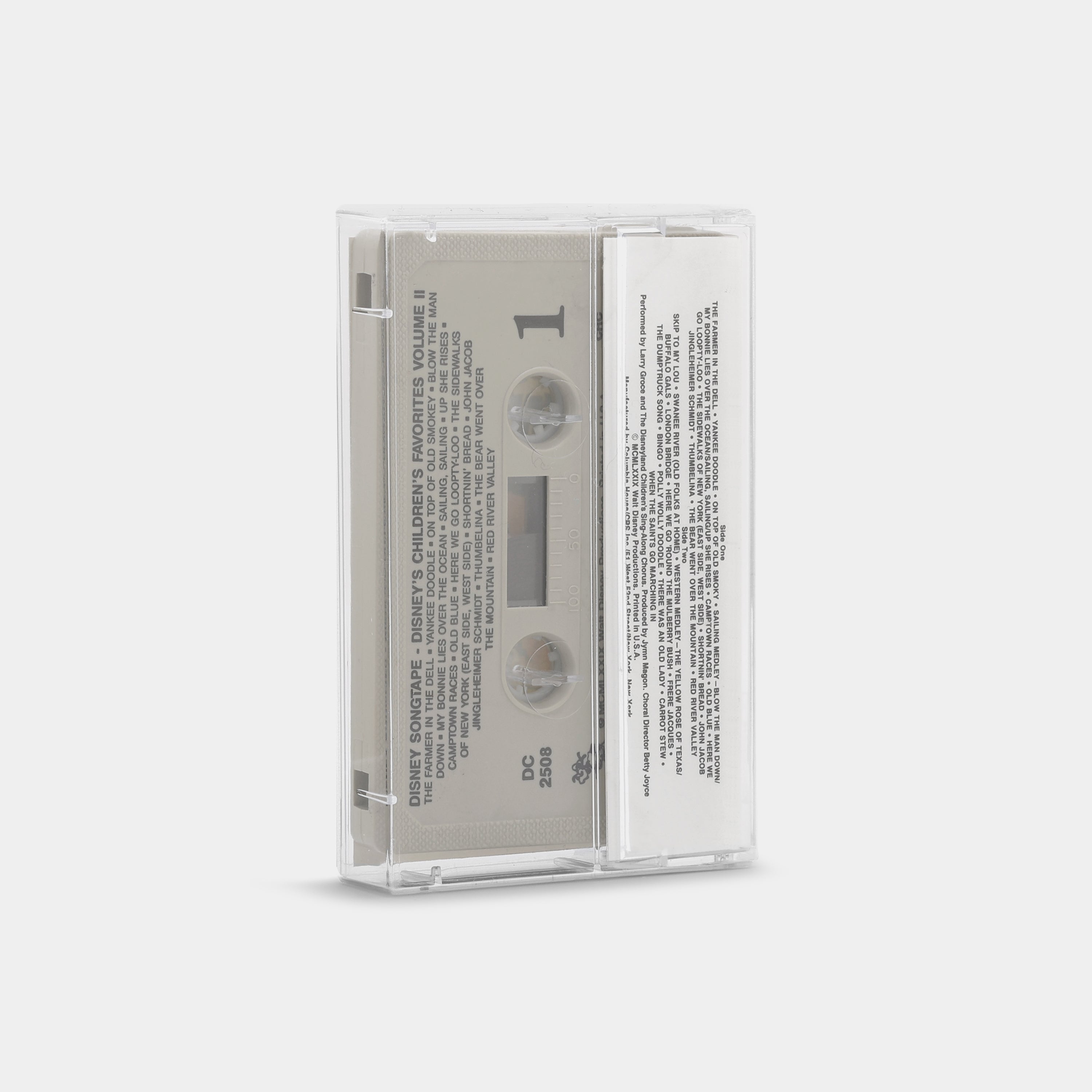 Larry Groce And The Disneyland Children's Sing-Along Chorus - Disney's Children's Favorites Volume II Cassette Tape