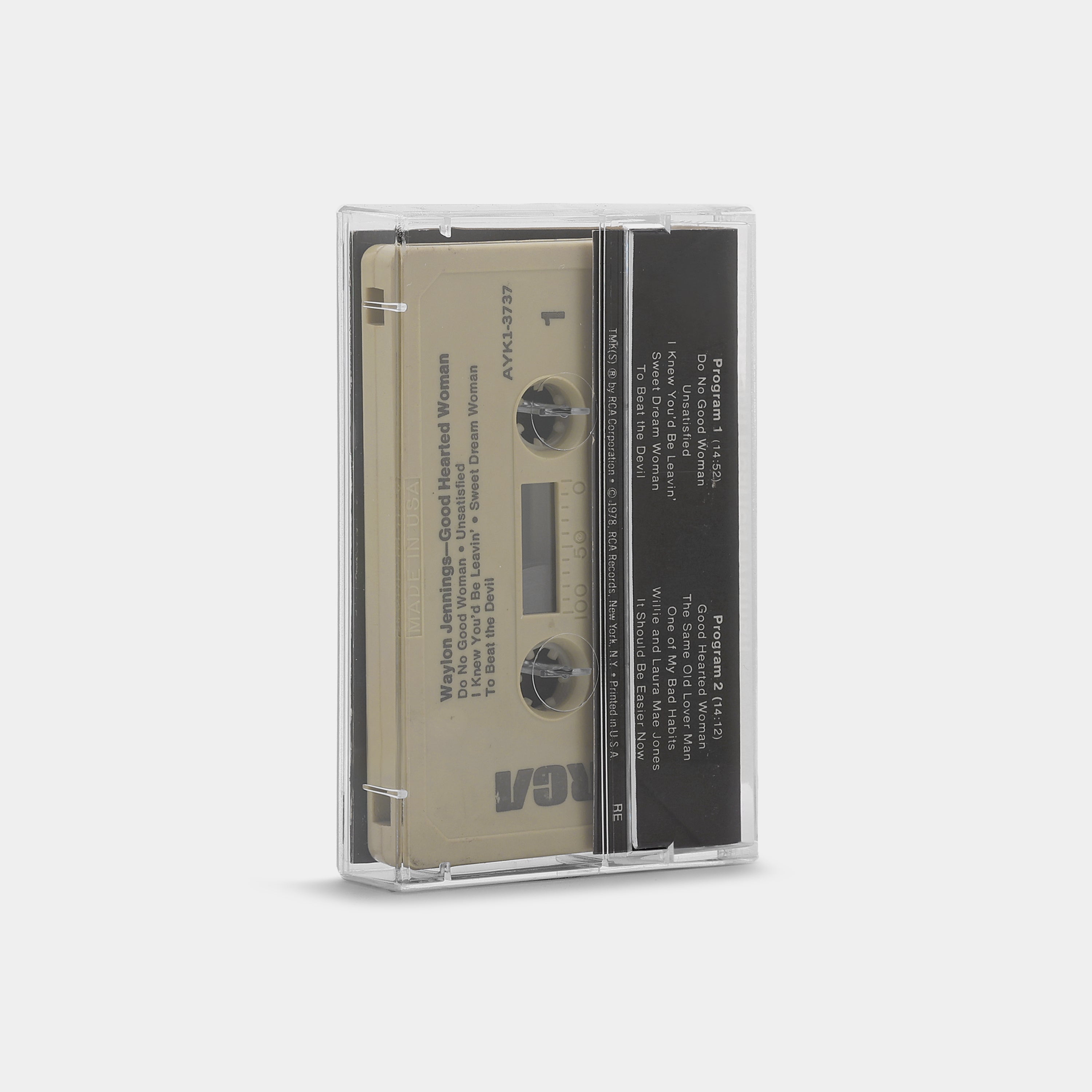 Waylon Jennings - Good Hearted Woman Cassette Tape