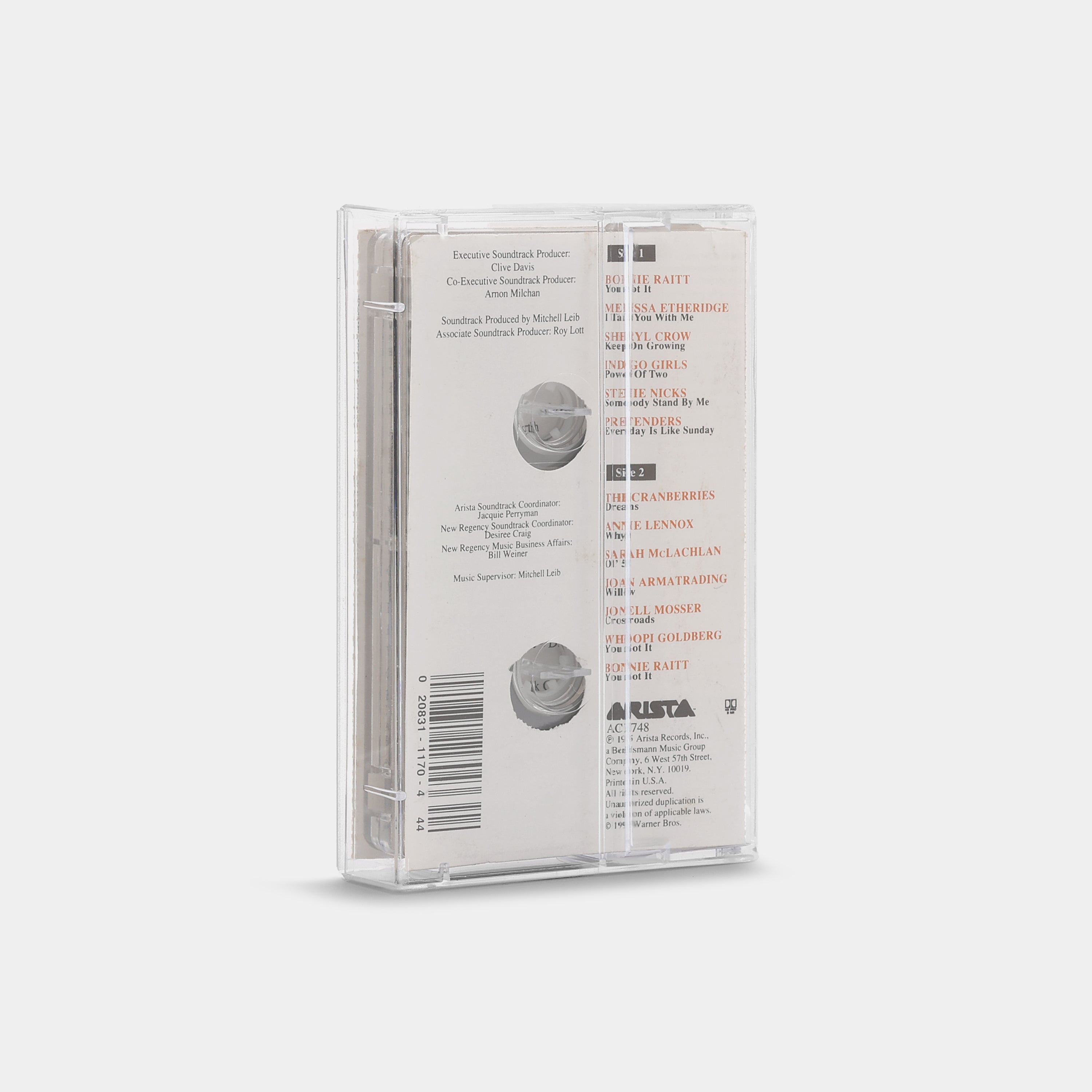 Boys On The Side (Original Soundtrack Album) Cassette Tape