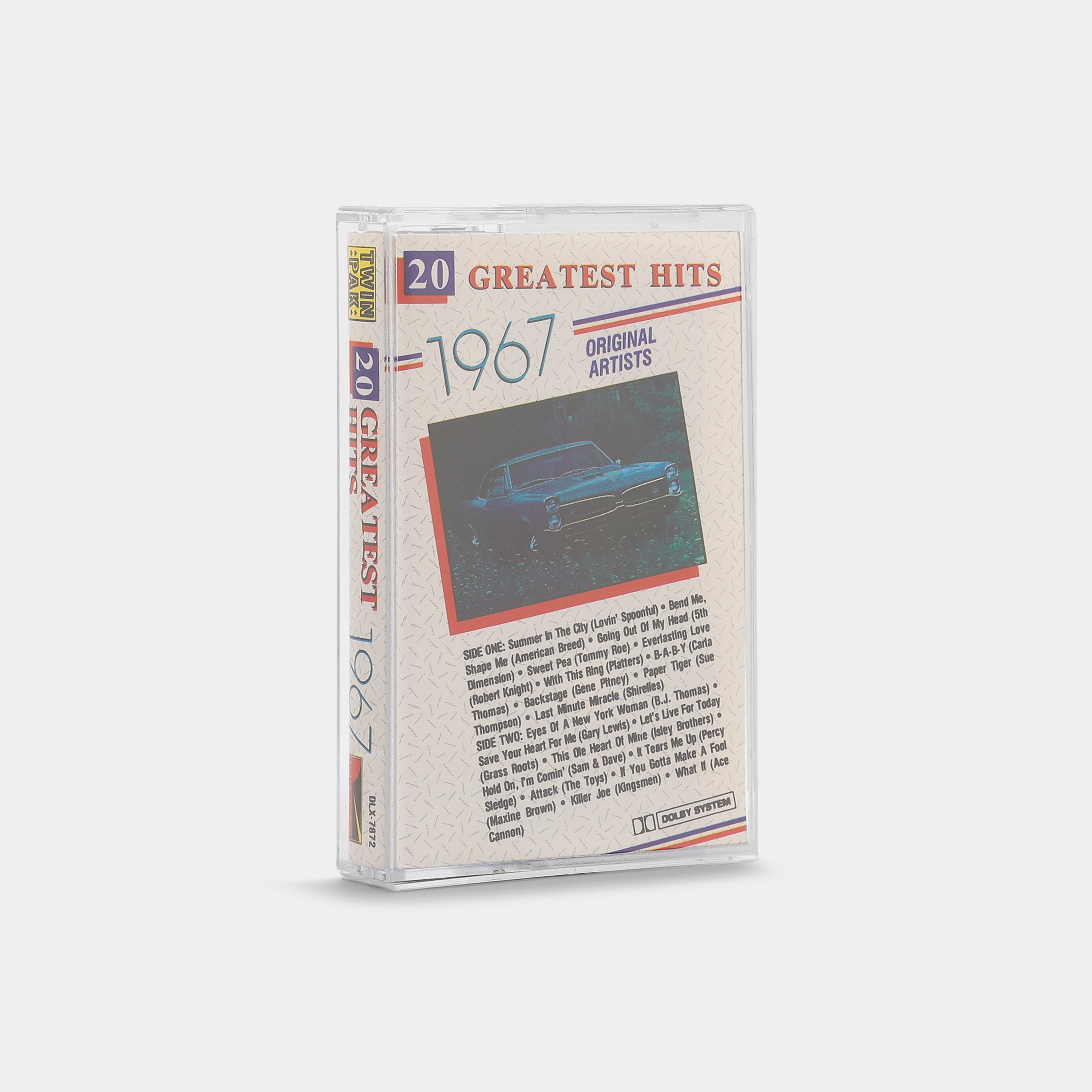 20 Greatest Hits 1967 Cassette Tape