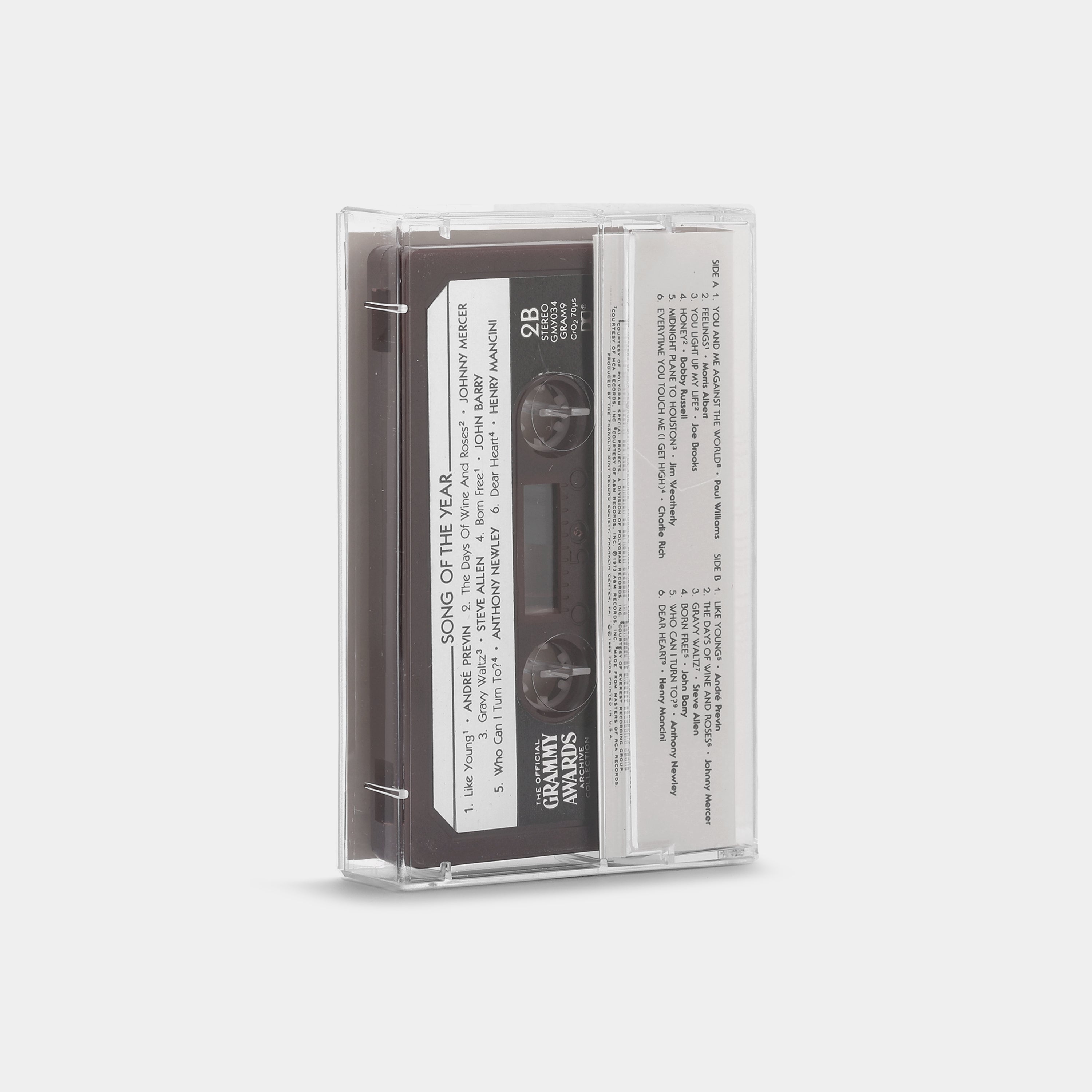 Song Of The Year (The Official Grammy Awards) Issue 2 Cassette Tape