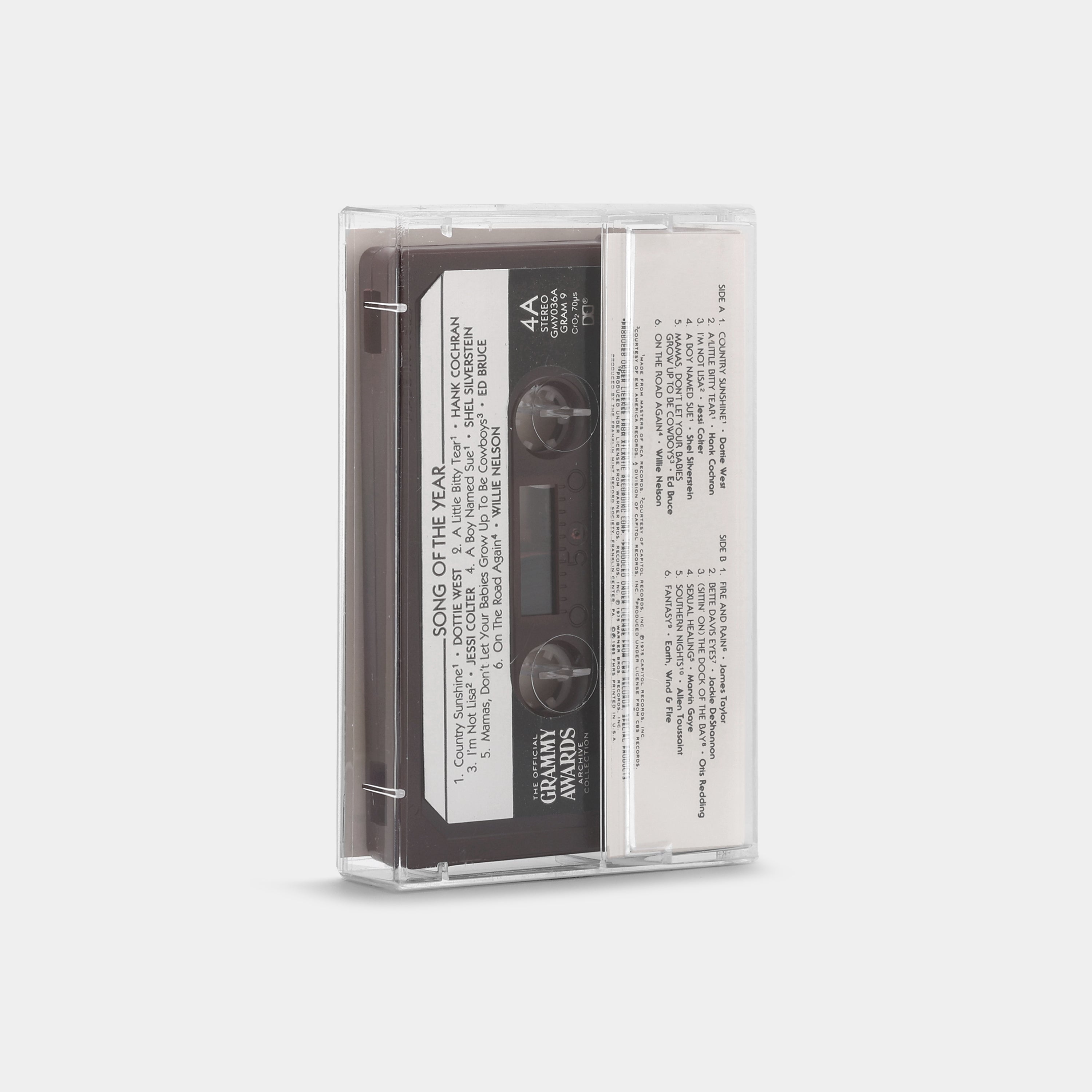 Song Of The Year (The Official Grammy Awards) Issue 4 Cassette Tape