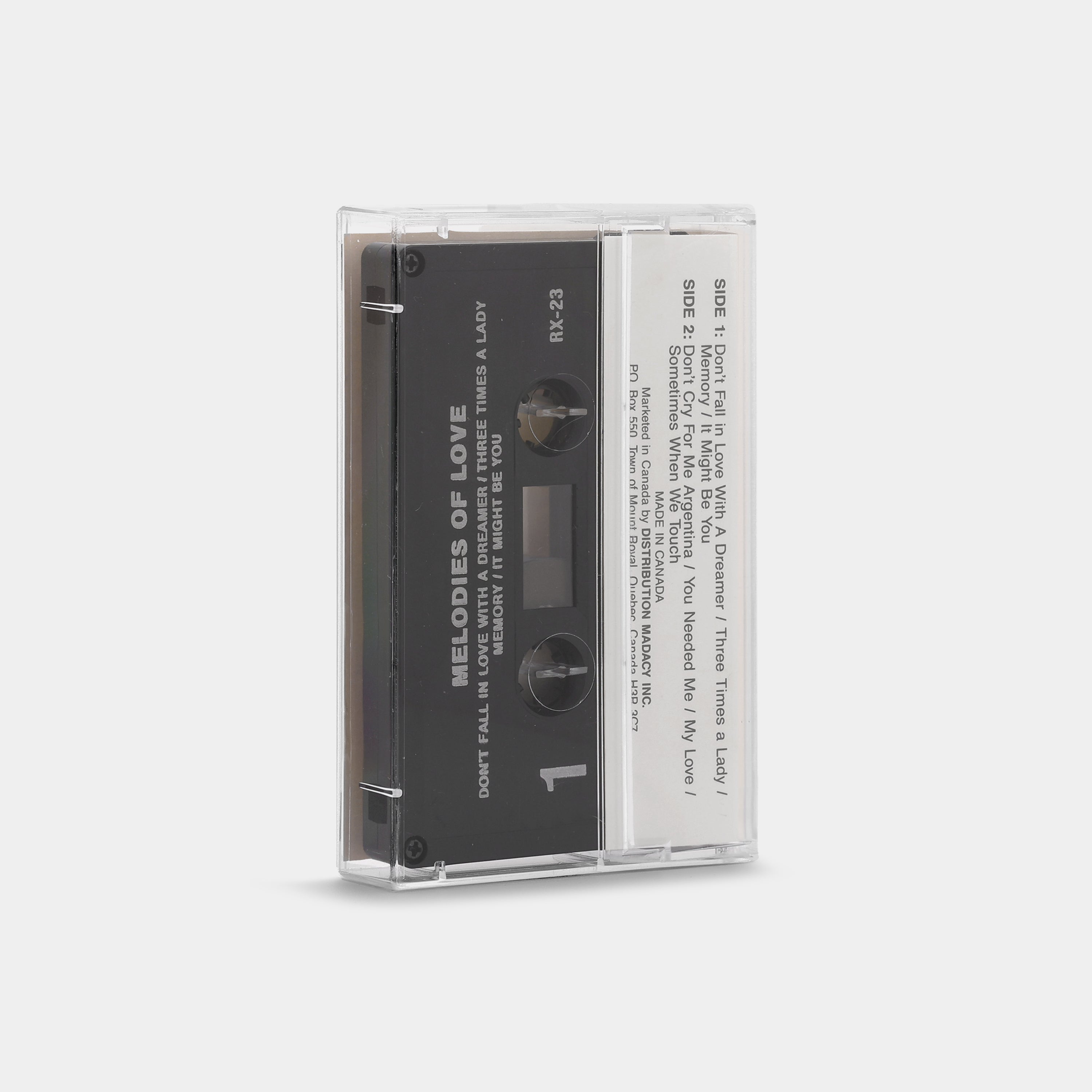 Melodies Of Love Cassette Tape