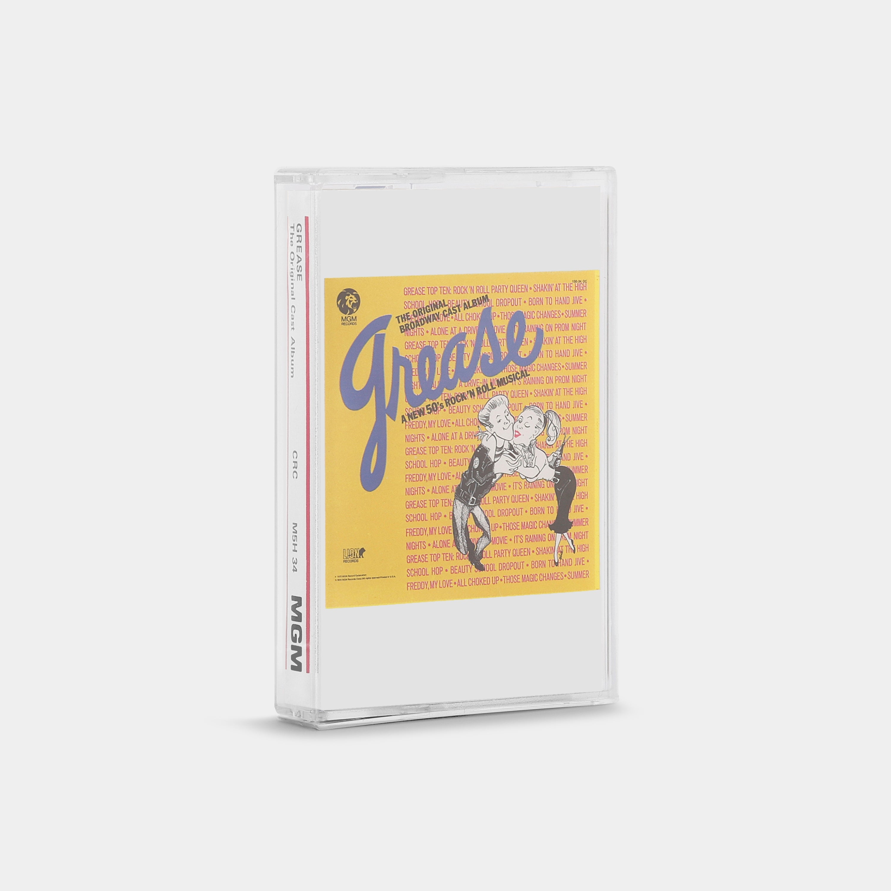 Grease (The Original Broadway Cast Album) Cassette Tape