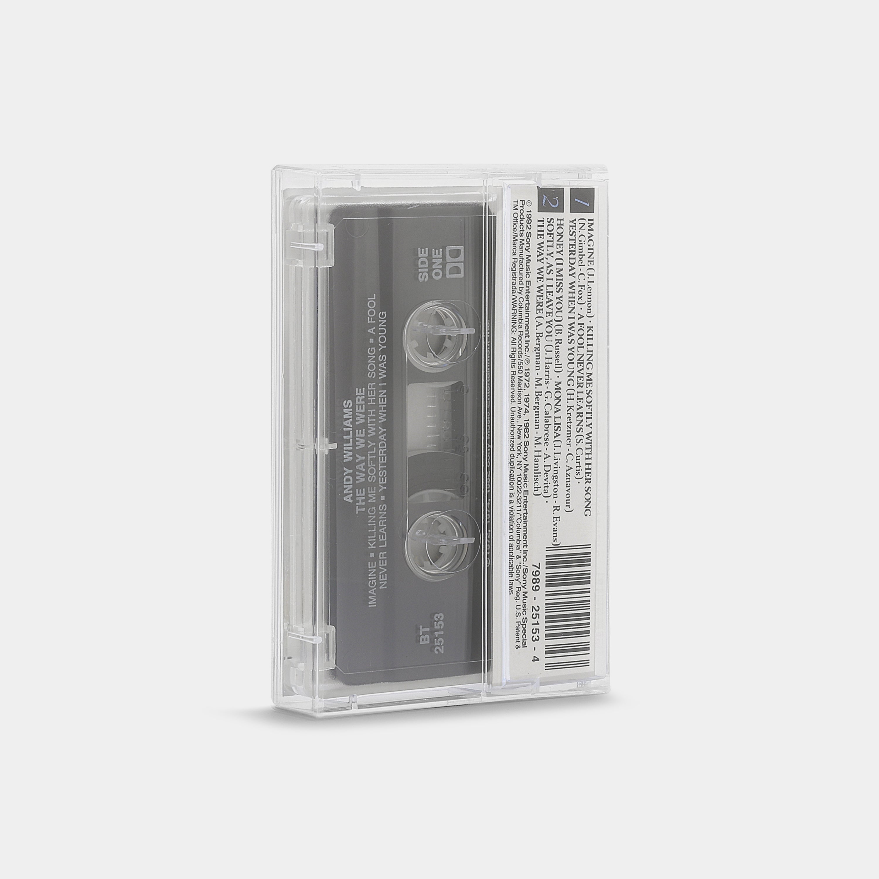 Andy Williams - The Way We Were Cassette Tape