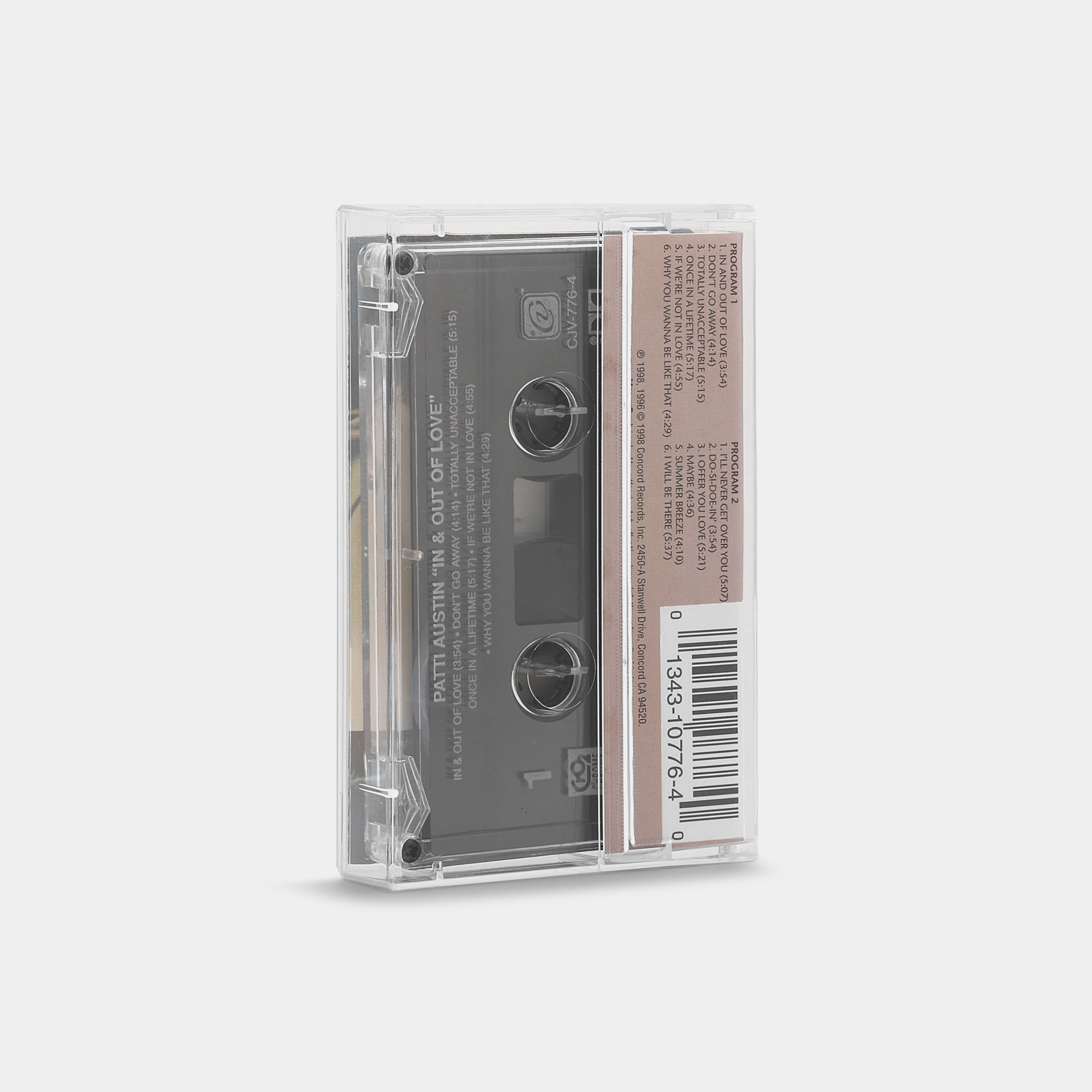 Patti Austin - In & Out Of Love Cassette Tape
