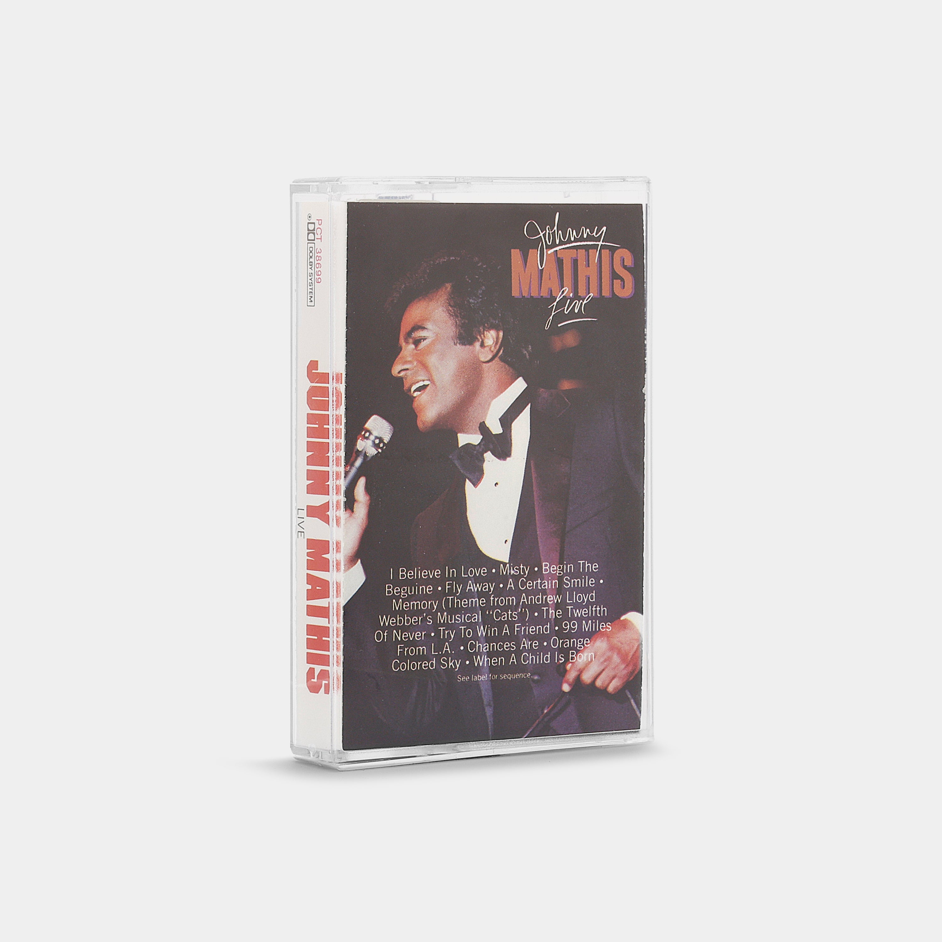 Johnny Mathis - Live Cassette Tape