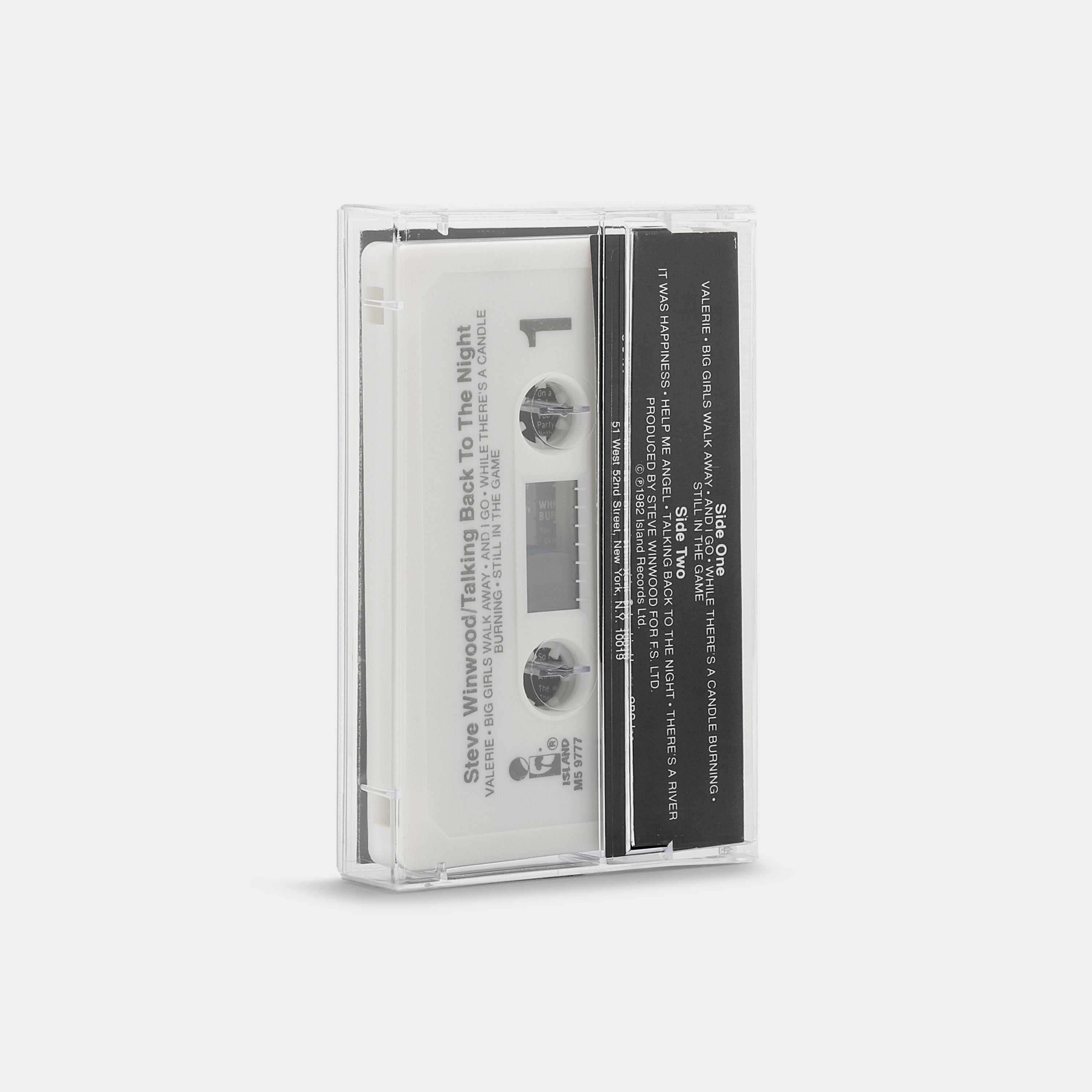 Steve Winwood - Talking Back To The Night Cassette Tape