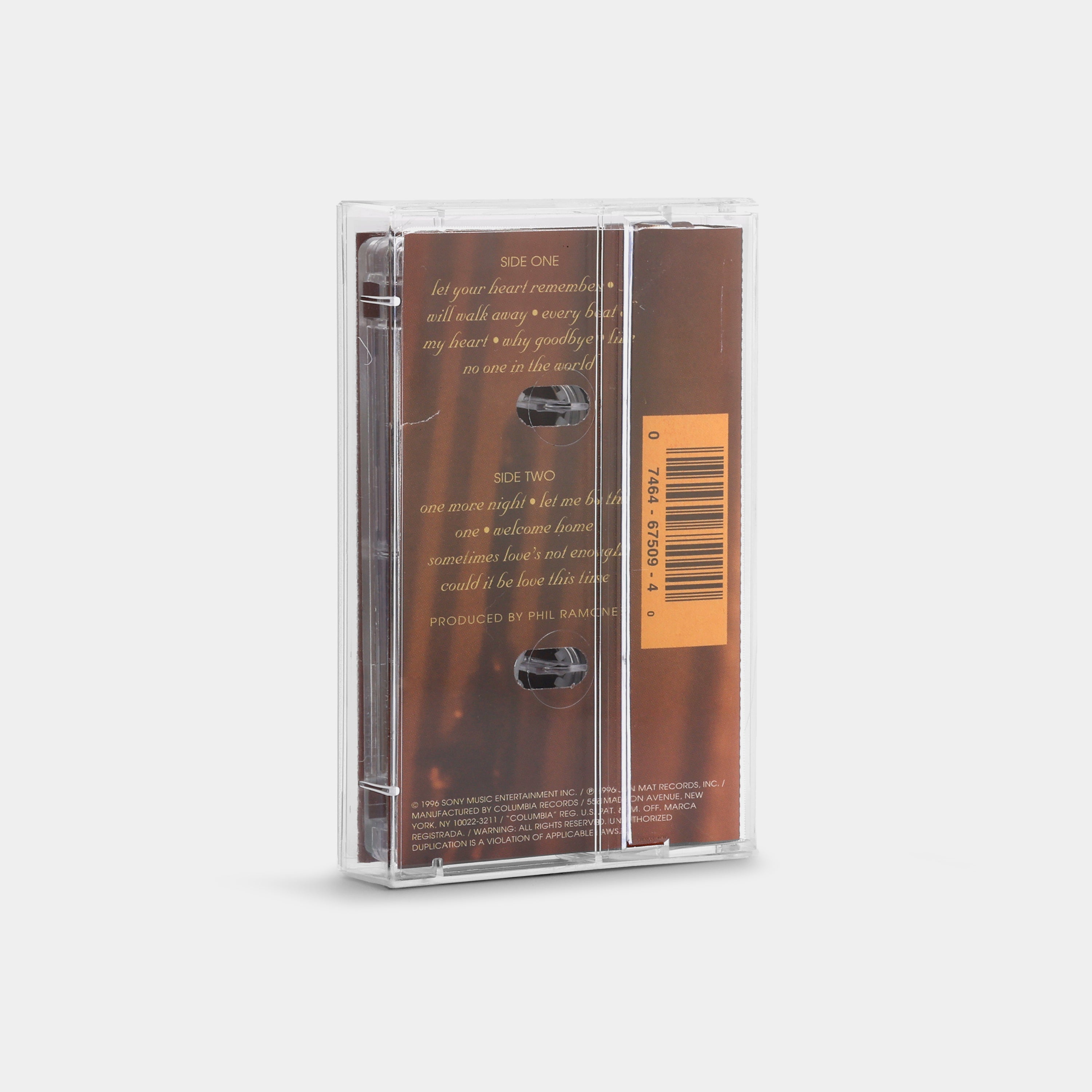 Johnny Mathis - All About Love Cassette Tape