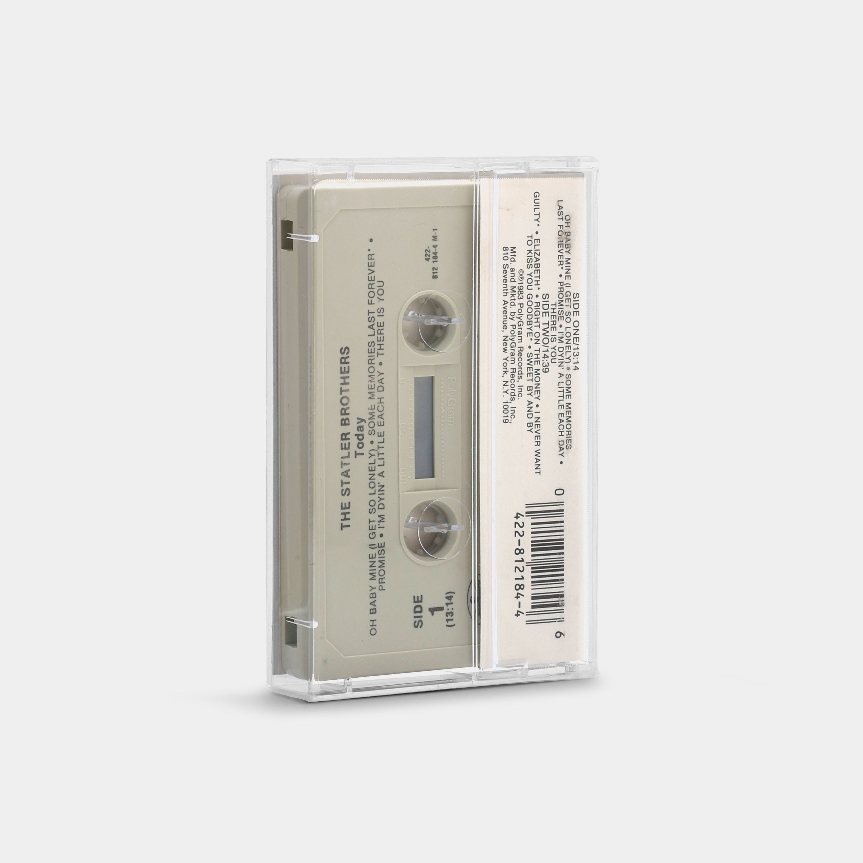The Statler Brothers - Today Cassette Tape
