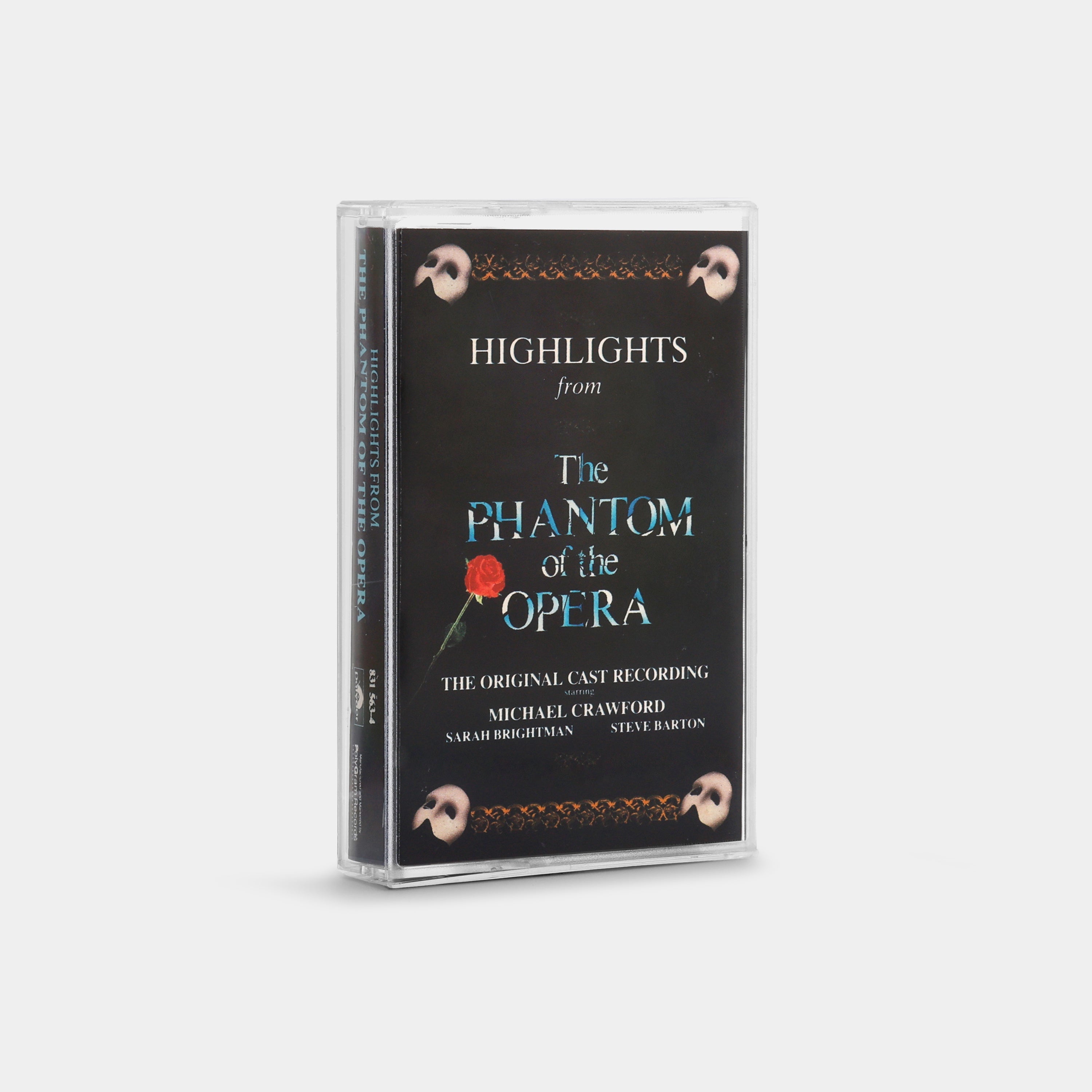 Highlights From The Phantom Of The Opera (The Original Cast Recording) Cassette Tape