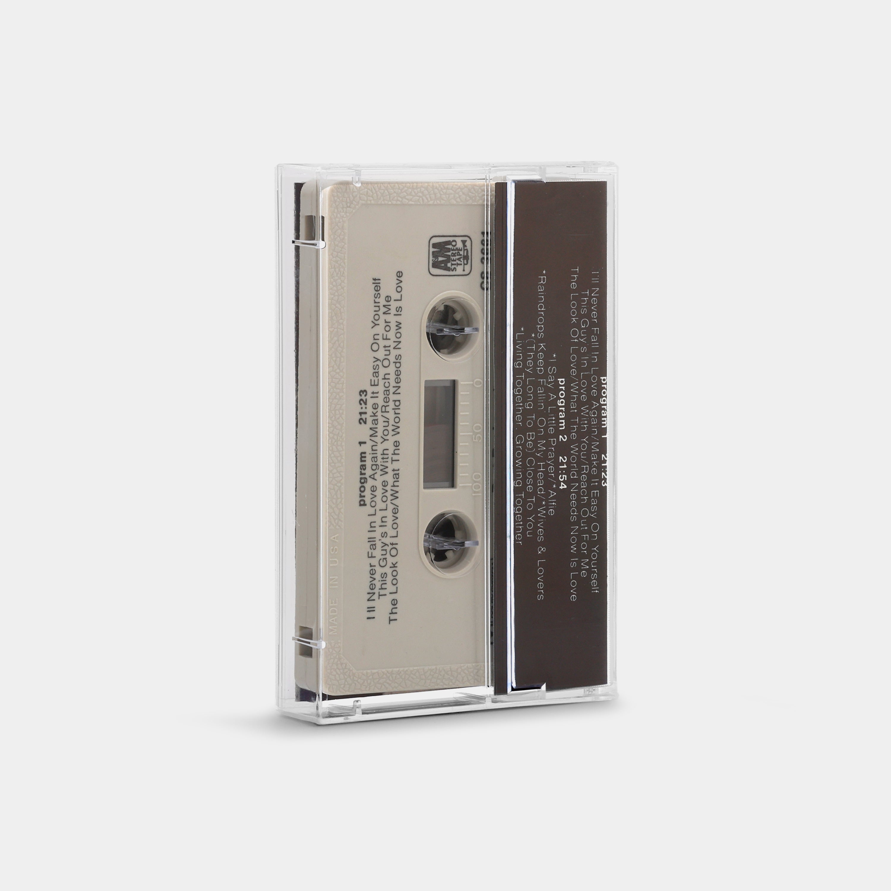 Burt Bacharach - Burt Bacharach's Greatest Hits Cassette Tape