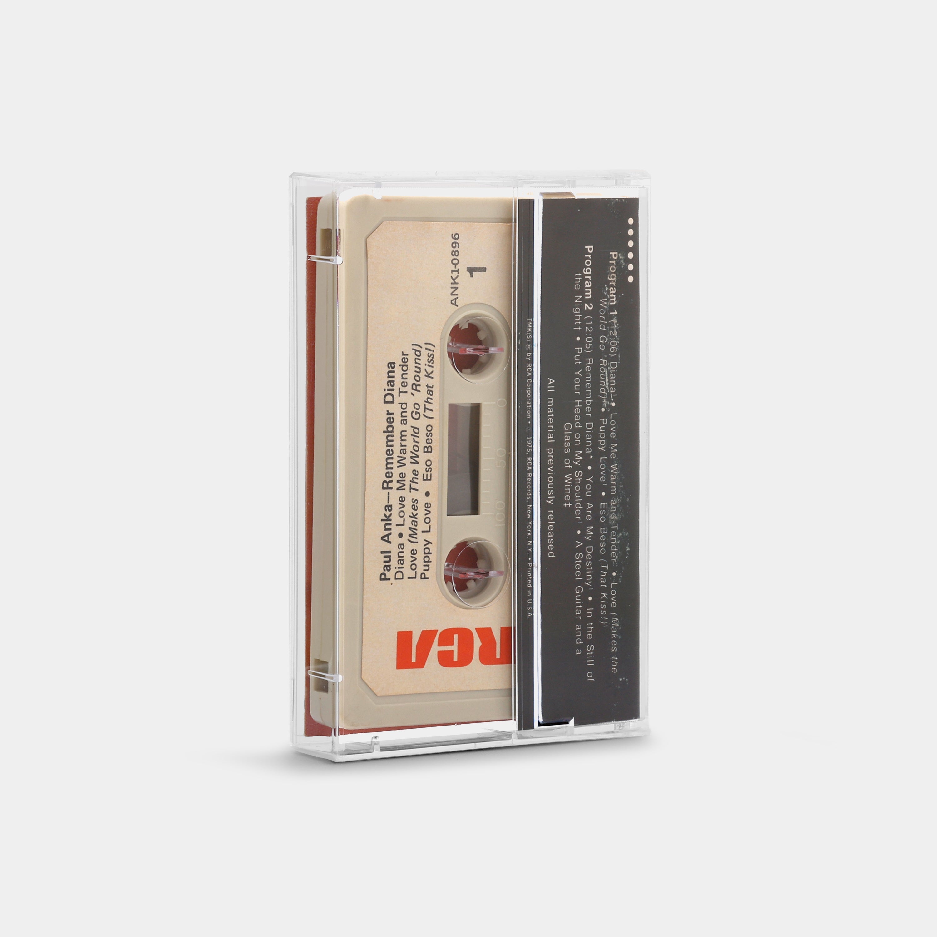 Paul Anka - Remember Diana Cassette Tape
