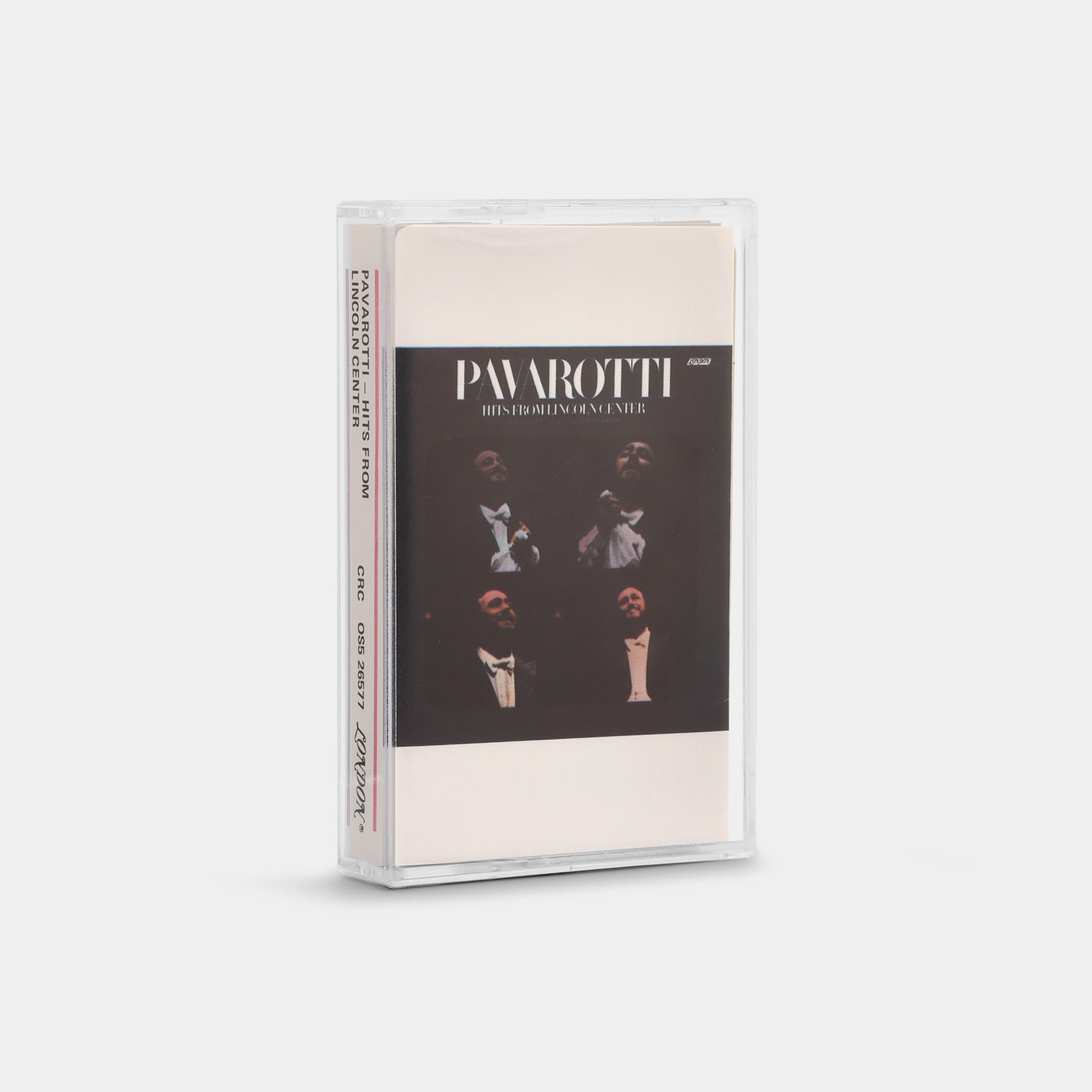 Luciano Pavarotti - Hits From Lincoln Center Cassette Tape