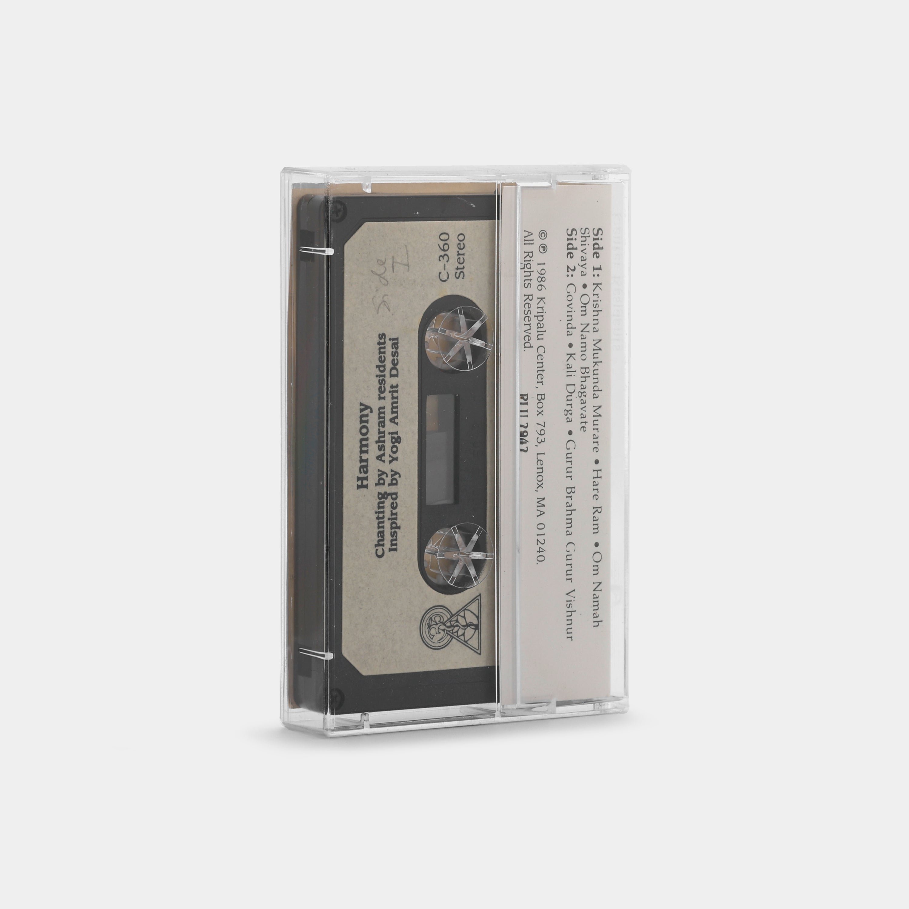 Kripalu Center Residents - Harmony Cassette Tape