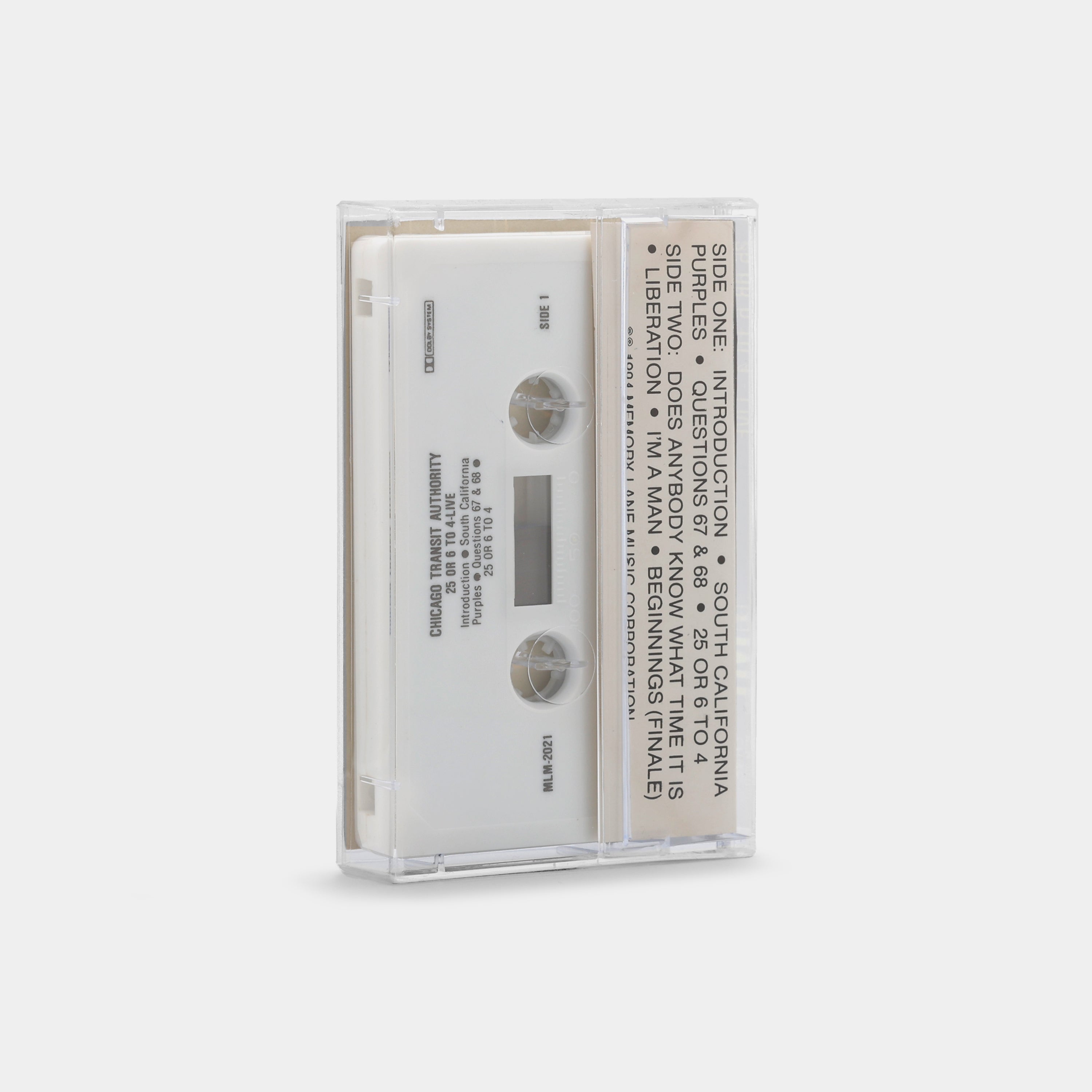 Chicago Transit Authority - 25 Or 6 To 4 Live Cassette Tape