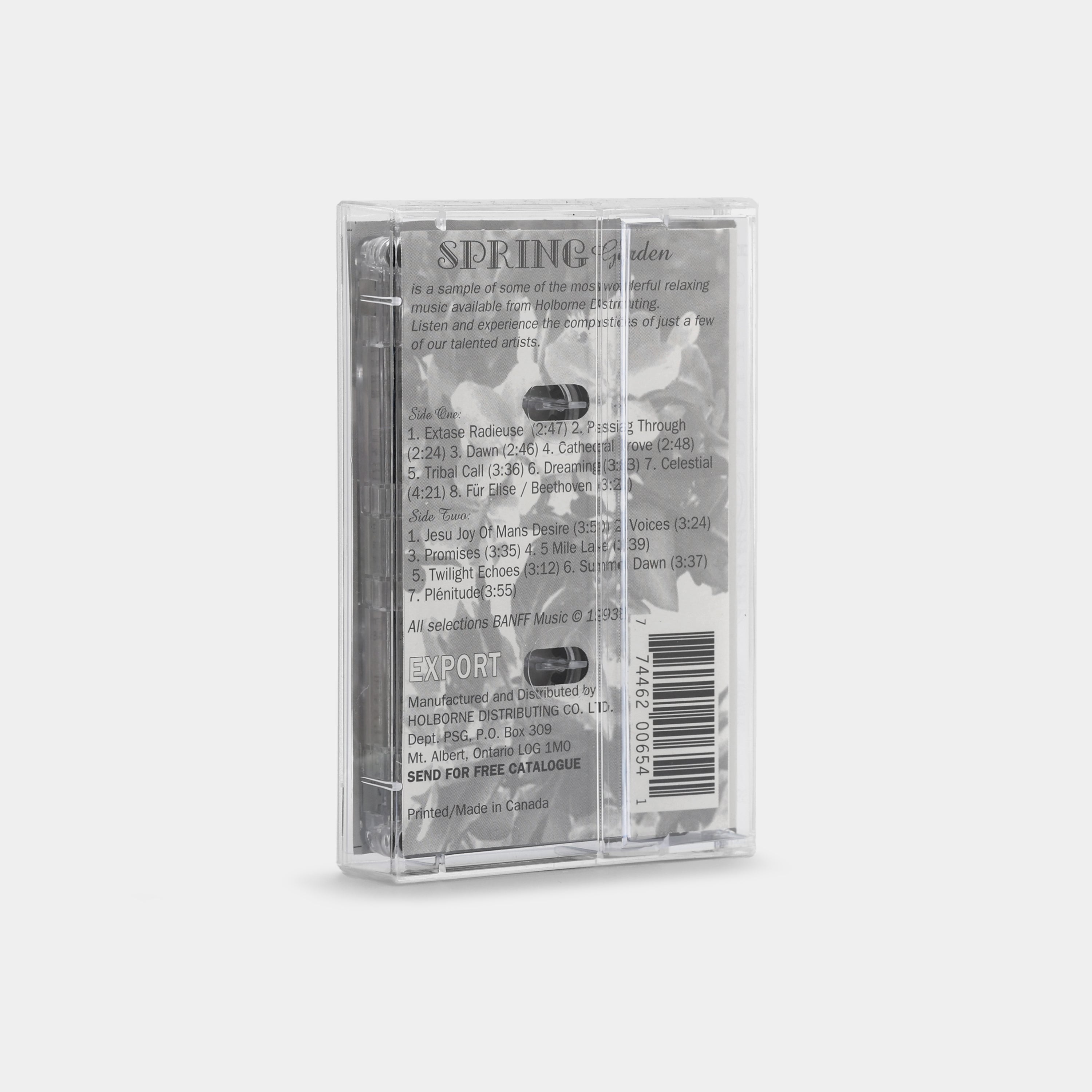 Spring Garden (A Relaxation Sampler) Cassette Tape