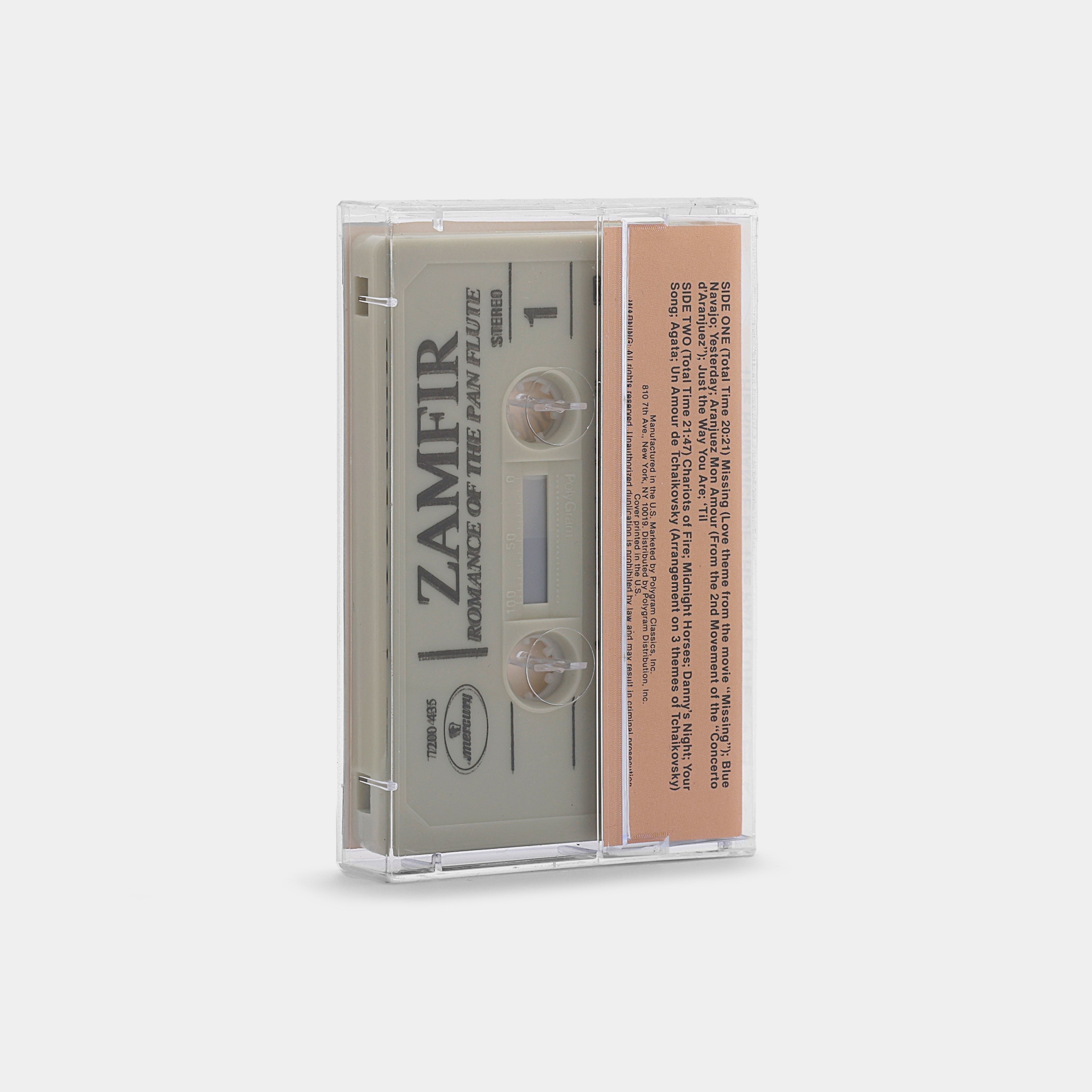 Zamfir - The Romance Of The Pan Flute Cassette Tape