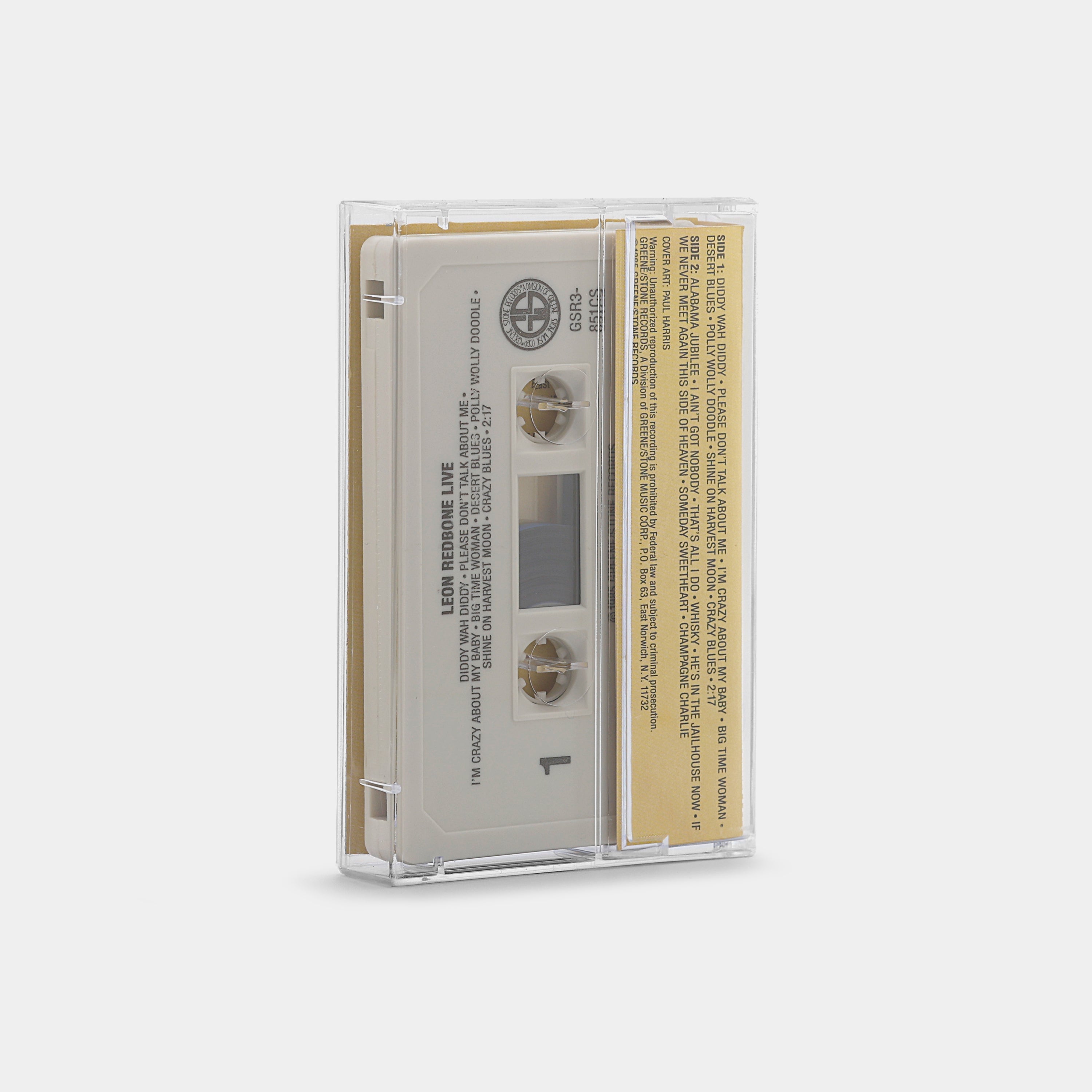Leon Redbone - Live (Special 2LP Set) Cassette Tape