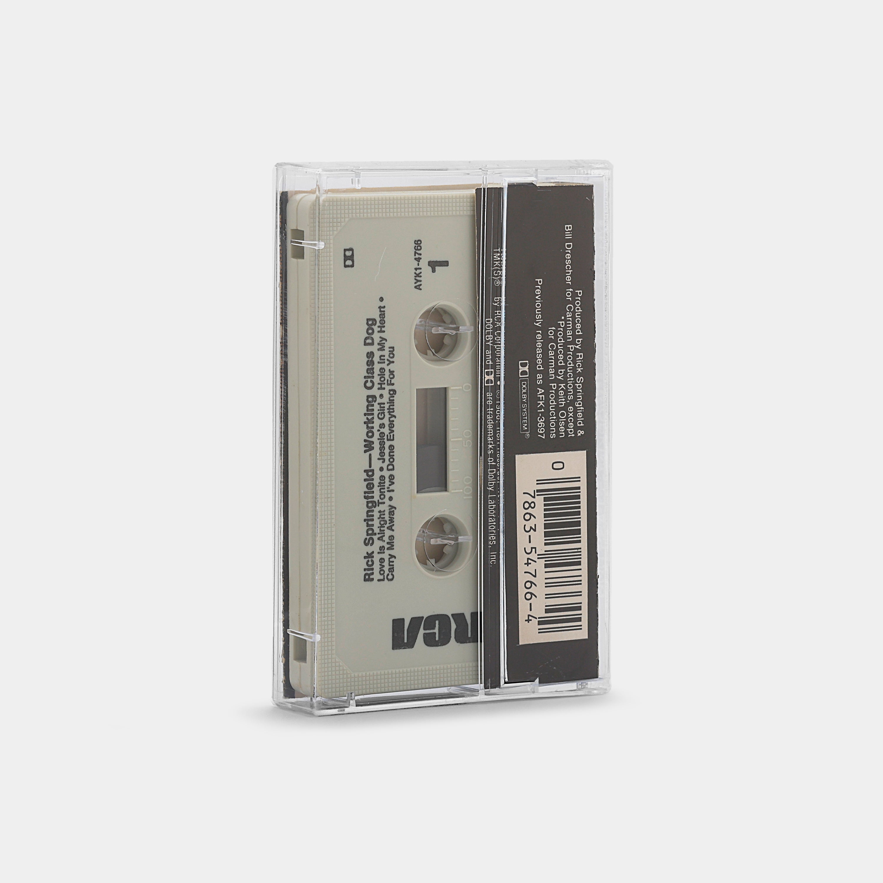 Rick Springfield - Working Class Dog Cassette Tape