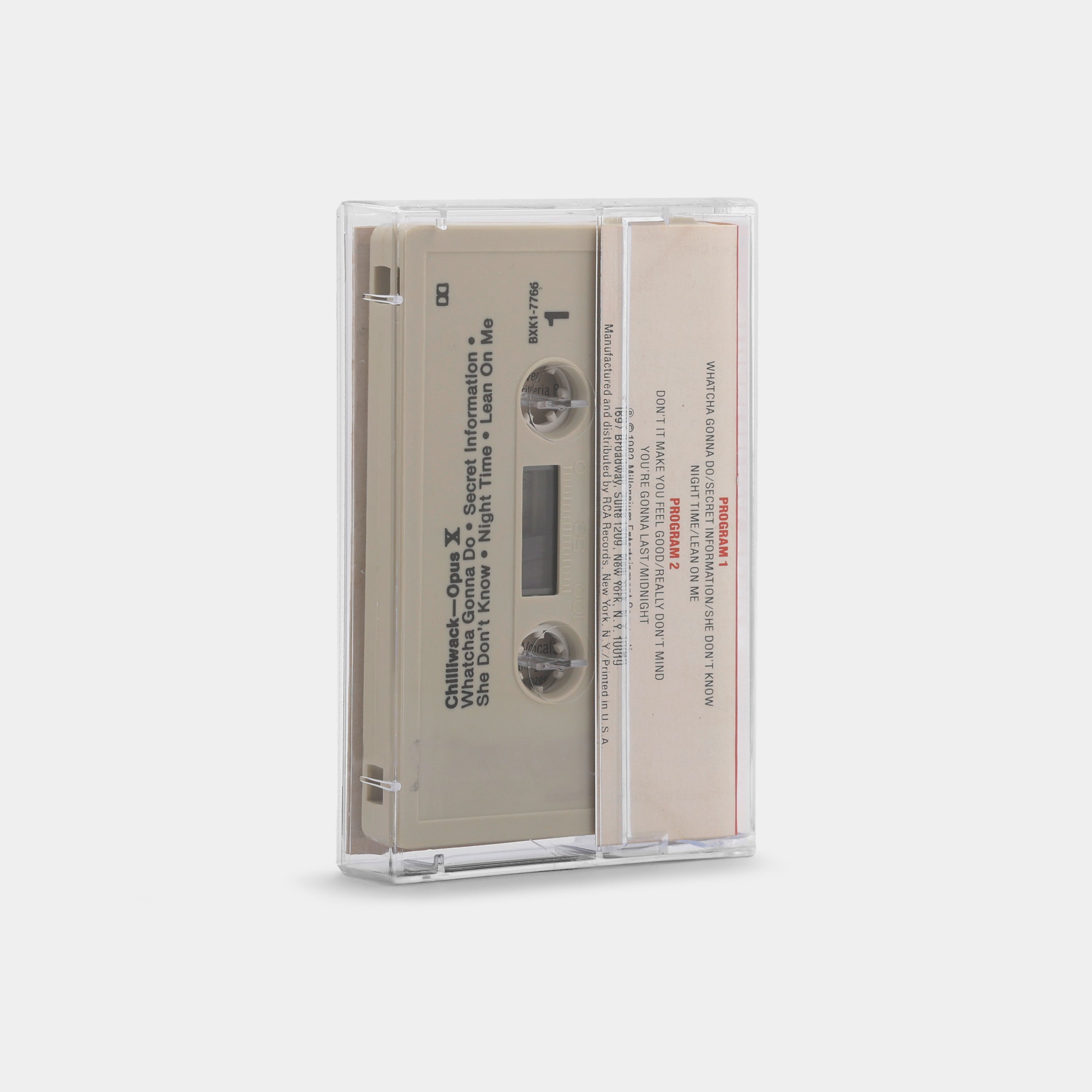 Chilliwack - Opus X Cassette Tape